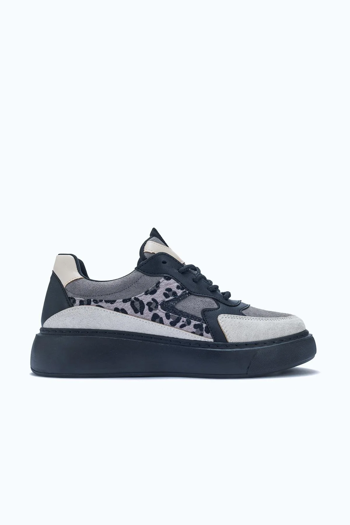 Ida - Dark Grey Platform Sneakers - Image 6