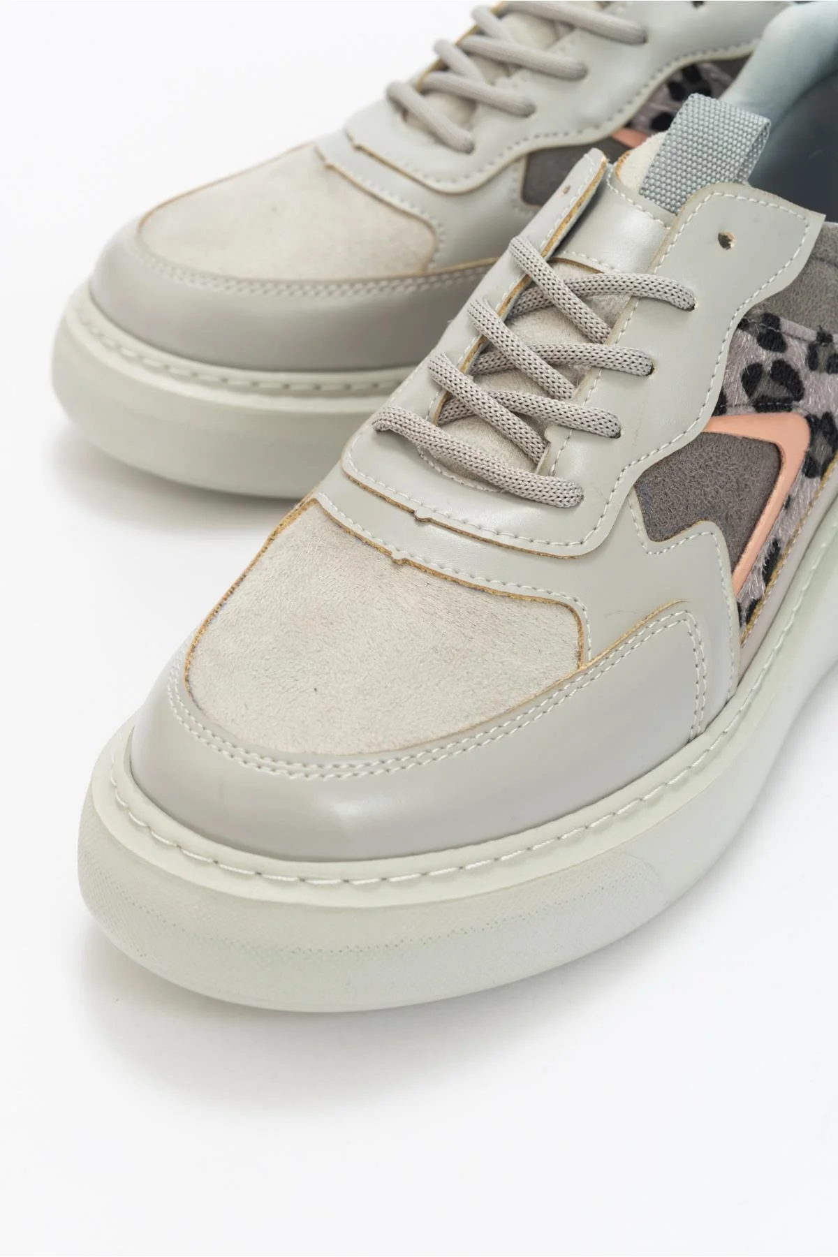 Ida - Grey Platform Sneakers - Image 4