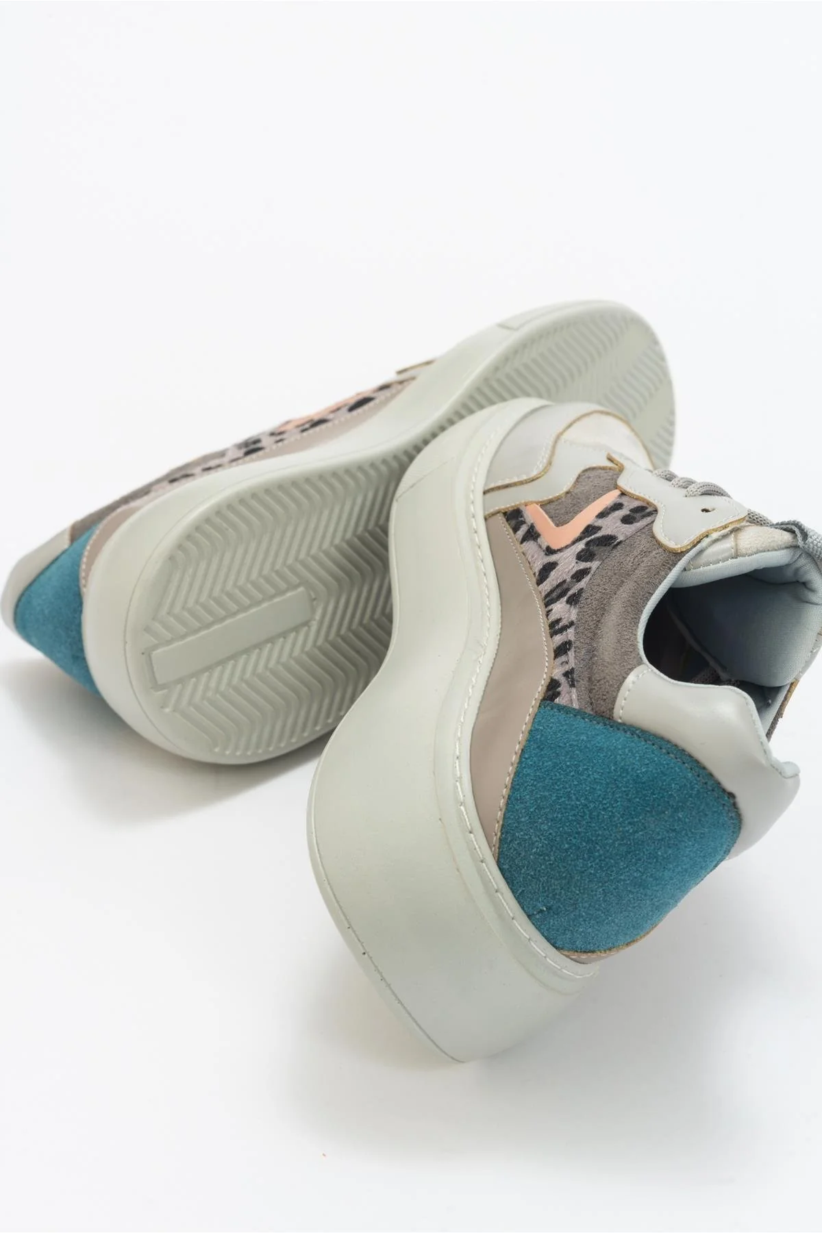 Ida - Grey Platform Sneakers - Image 5