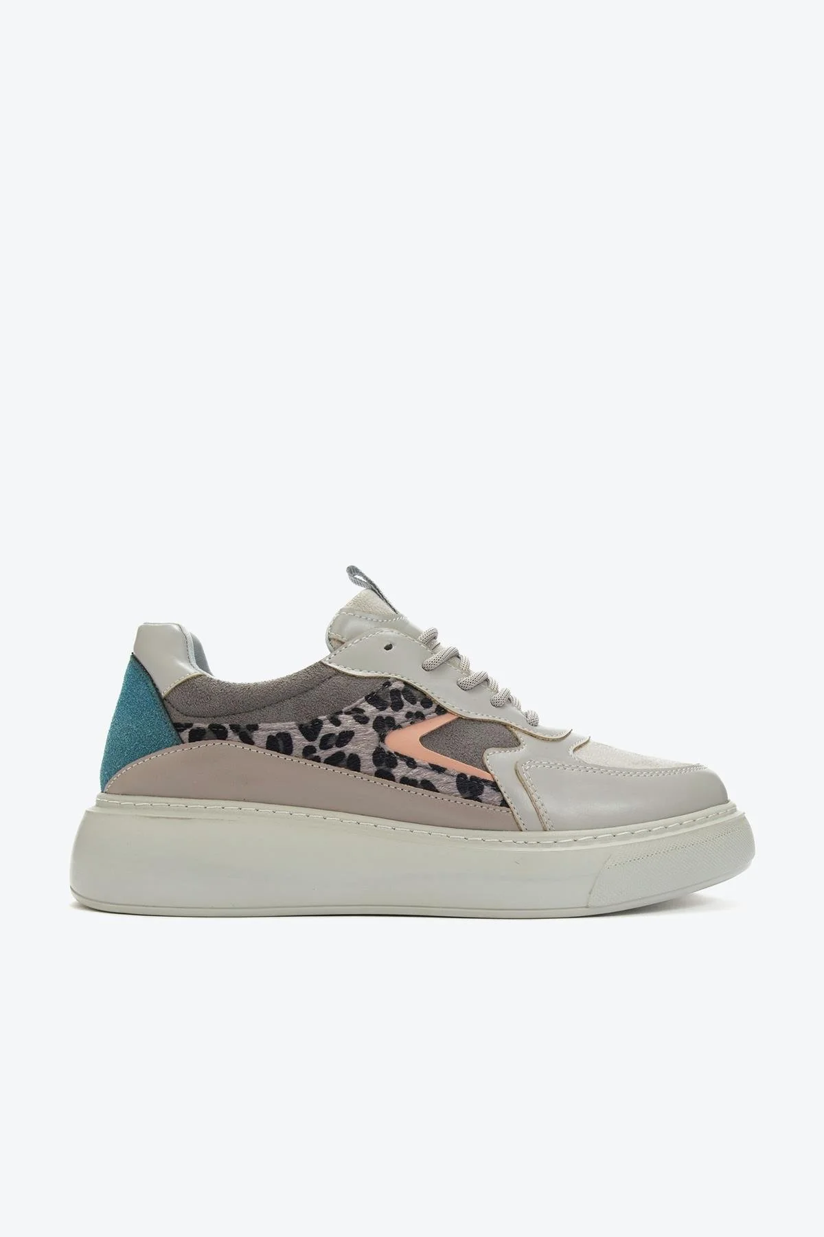 Ida - Grey Platform Sneakers - Image 6