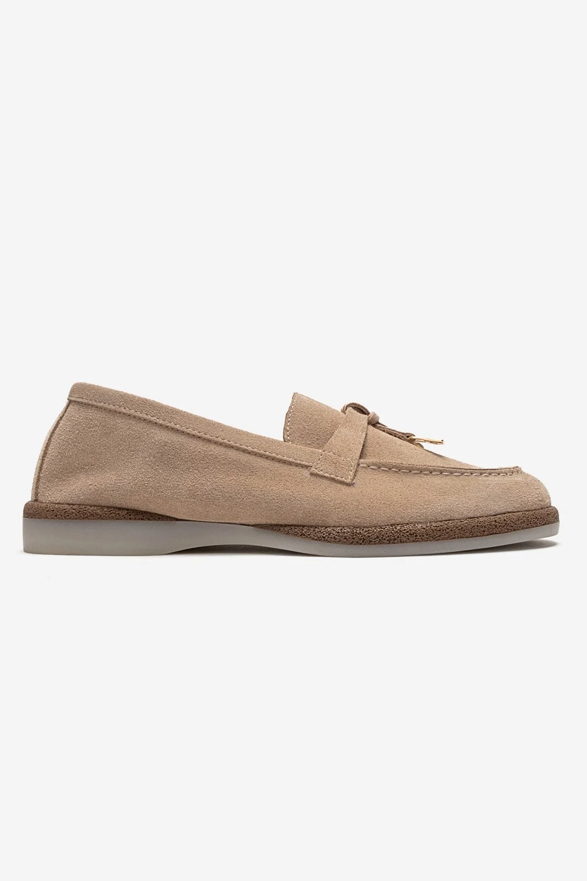 ILVENA - Beige Genuine Leather Loafer (Women) - Image 4