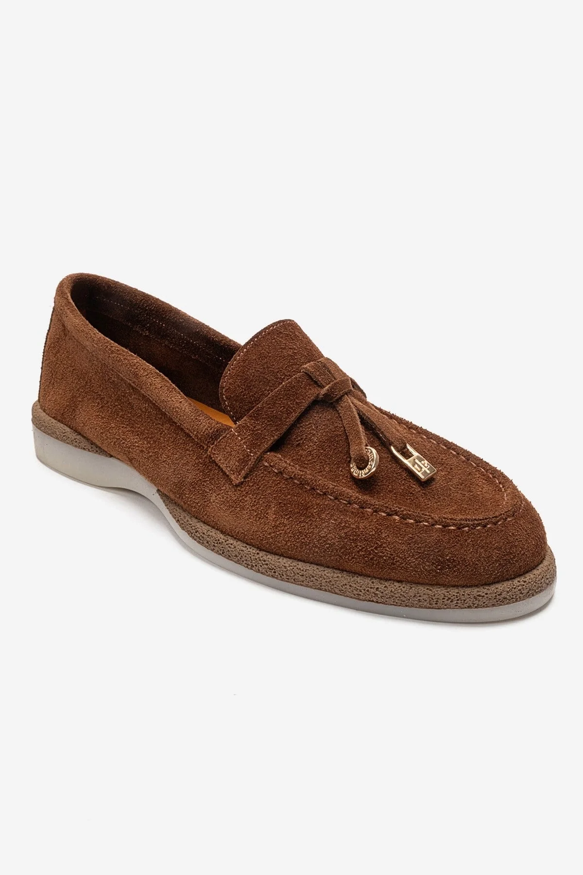ILVENA - Cognac Genuine Leather Loafer (Women) - Image 3