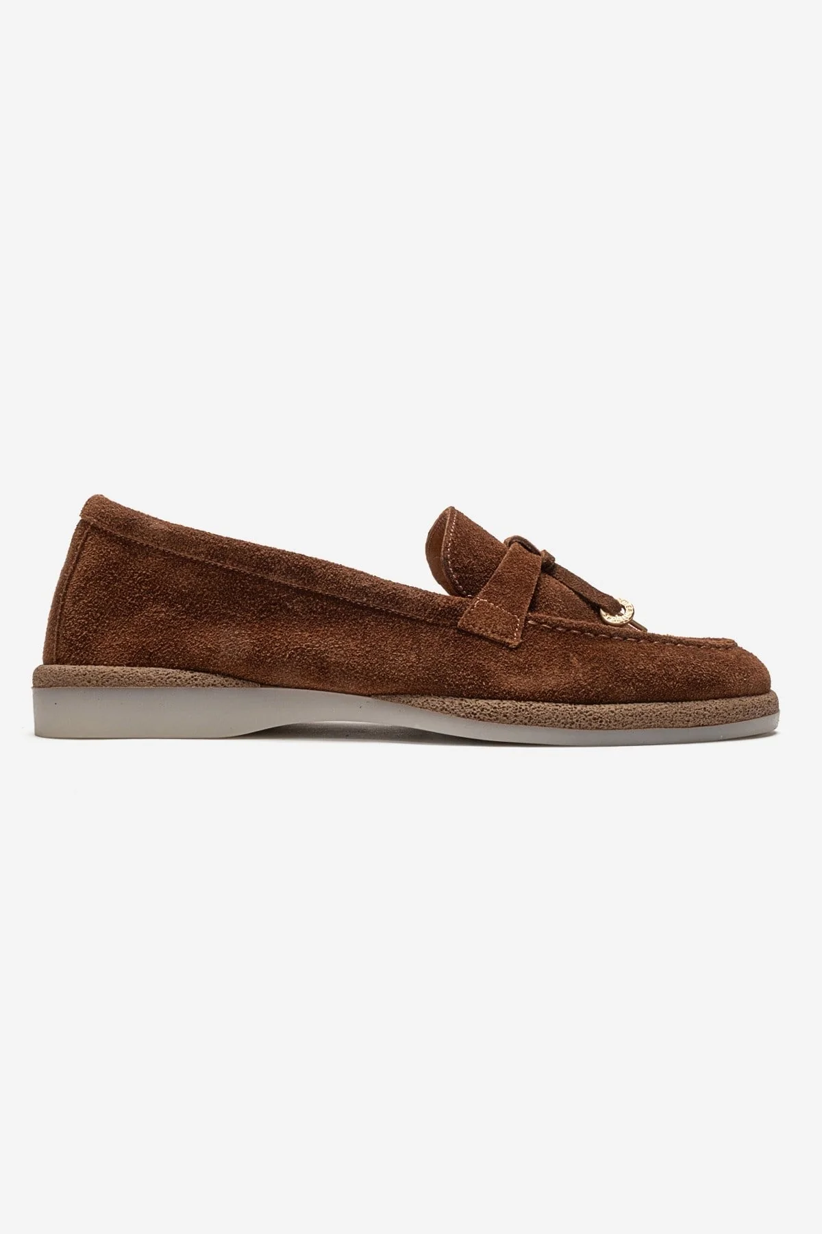 ILVENA - Cognac Genuine Leather Loafer (Women) - Image 4