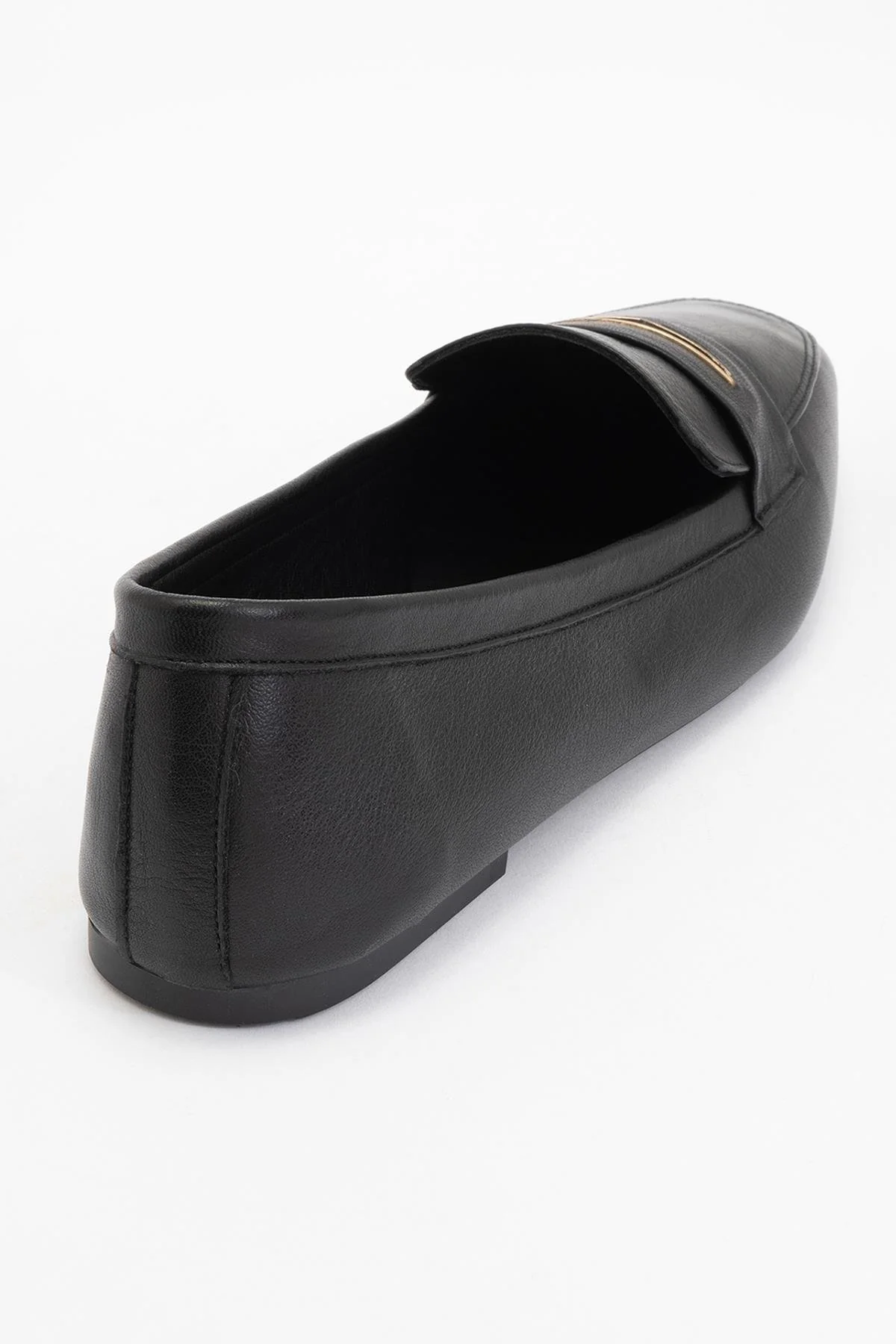Iridessa - Black Leather Loafers (Women) - Image 4