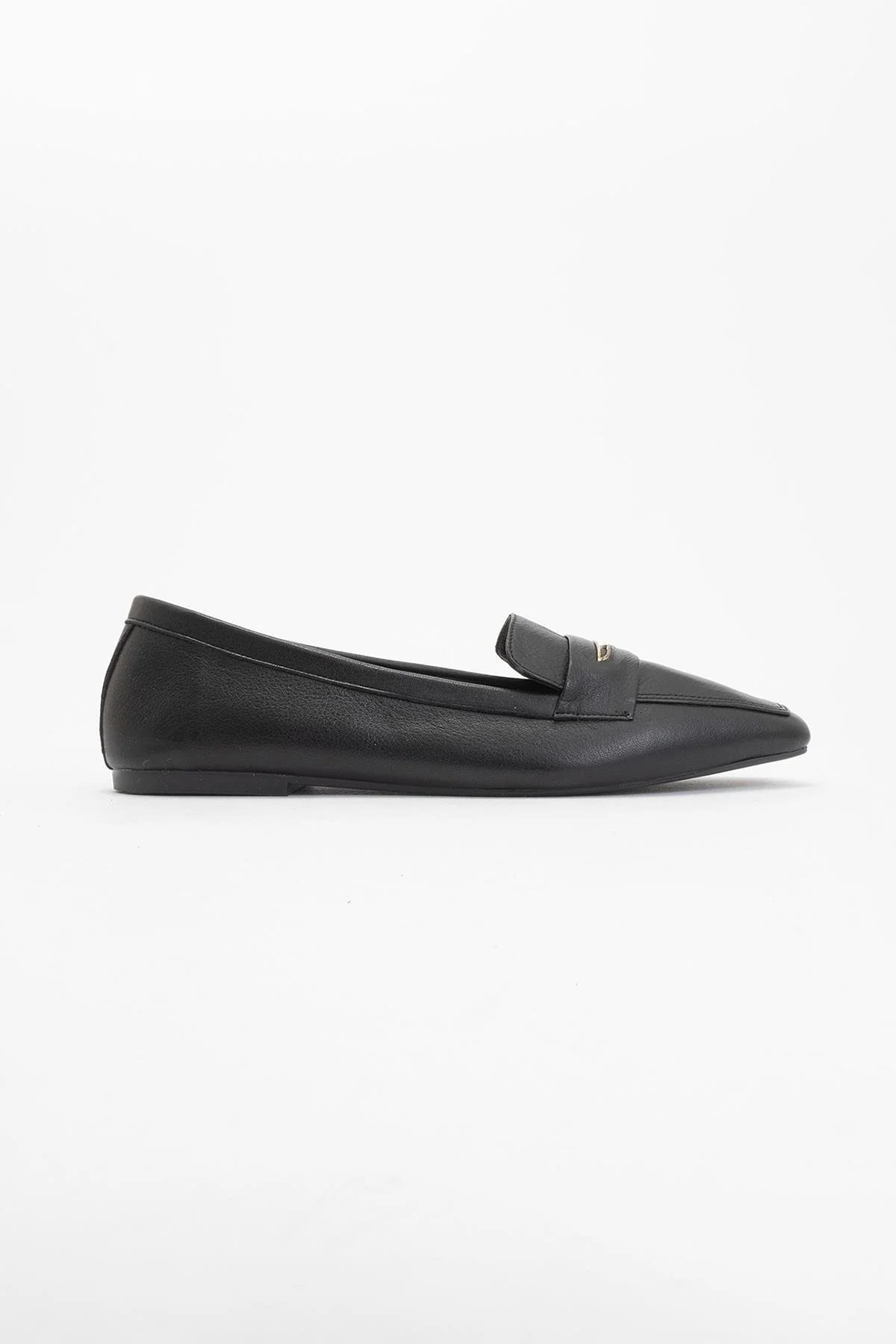 Iridessa - Black Leather Loafers (Women) - Image 5