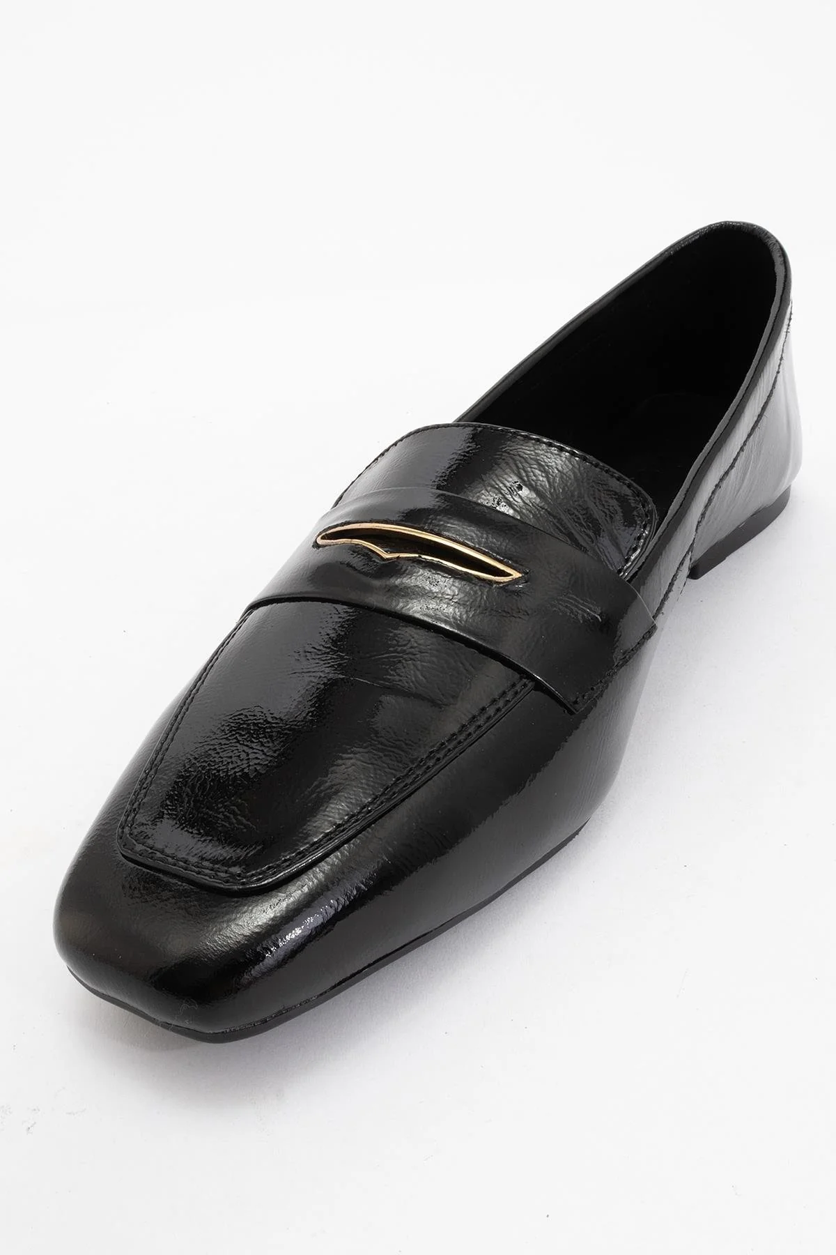 Iridessa - Black Patent Leather Loafers (Women) - Image 3