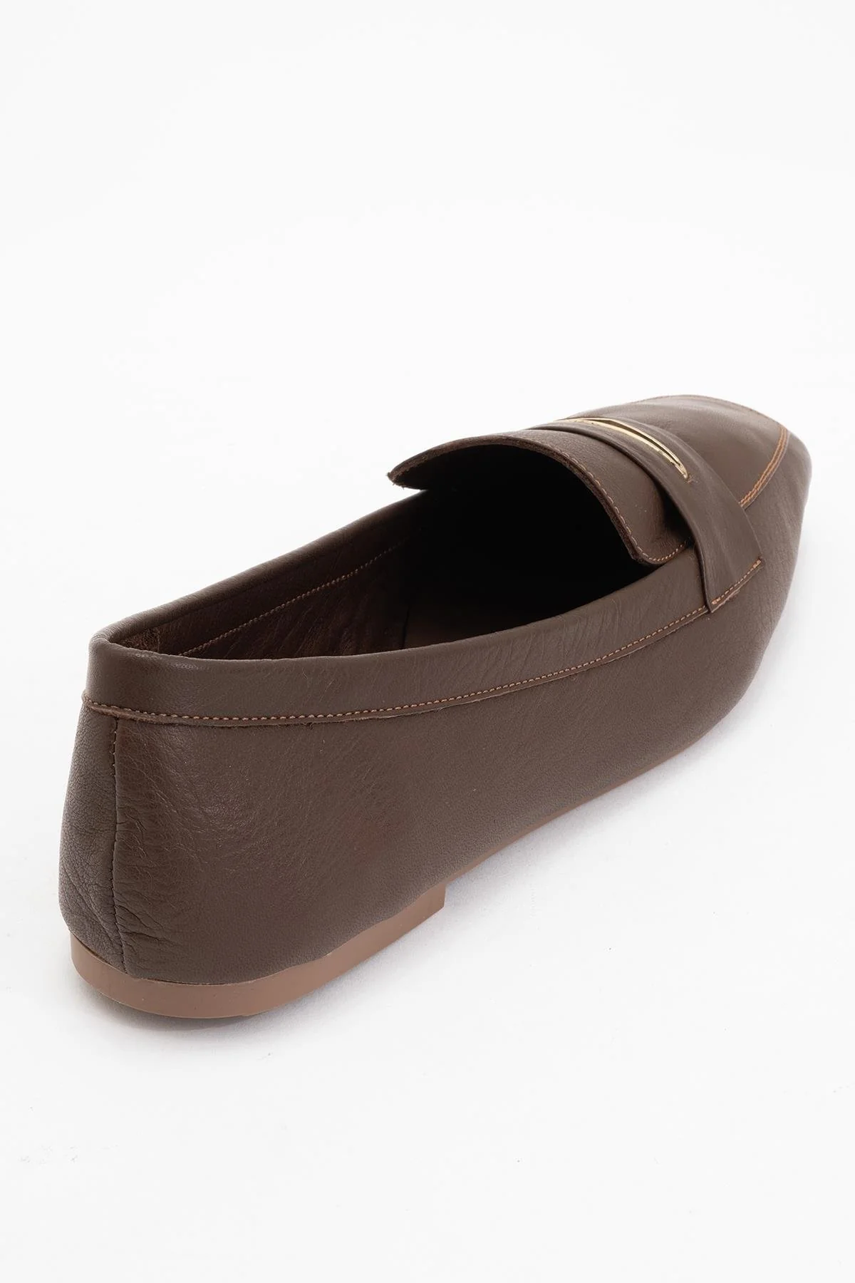 Iridessa - Brown Leather Loafers (Women) - Image 4
