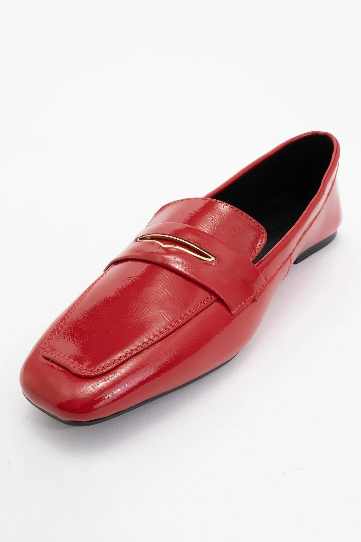 Iridessa - Red Patent Leather Loafers (Women) - Image 3