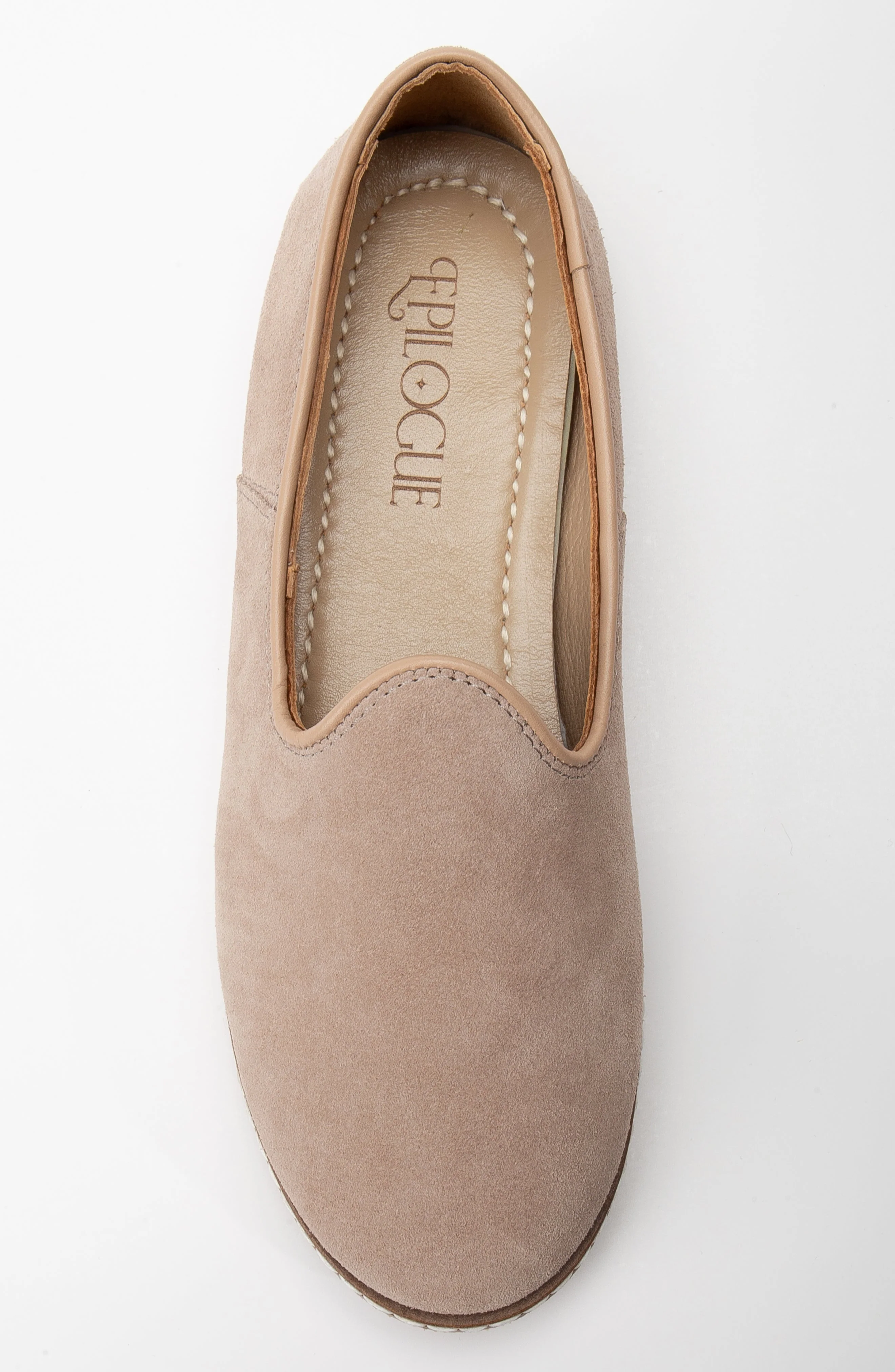 Istanbul - Beige Suede Leather Slip On (Women) - Image 5