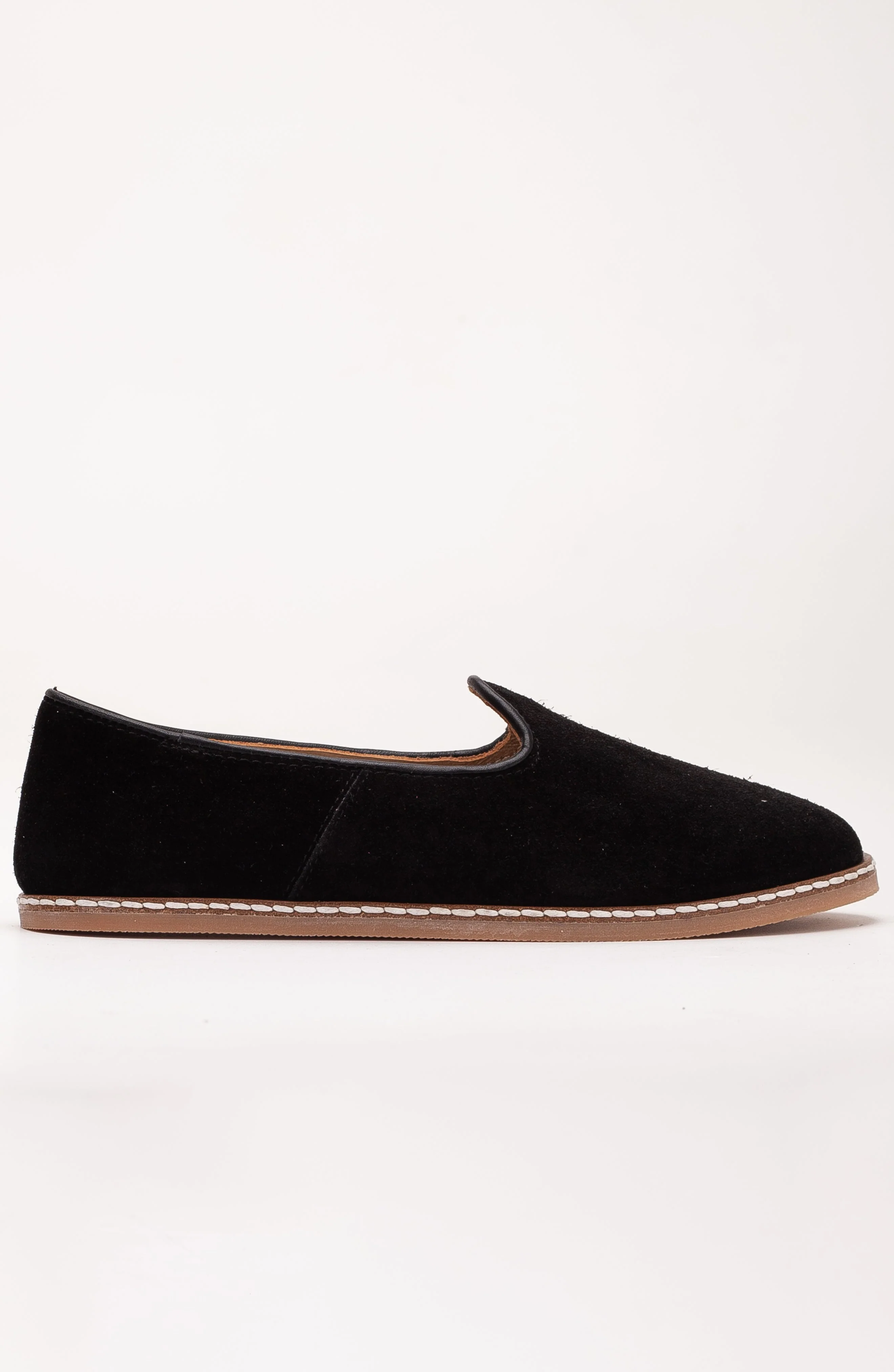 Istanbul - Black Suede Leather Slip On (Women) - Image 2