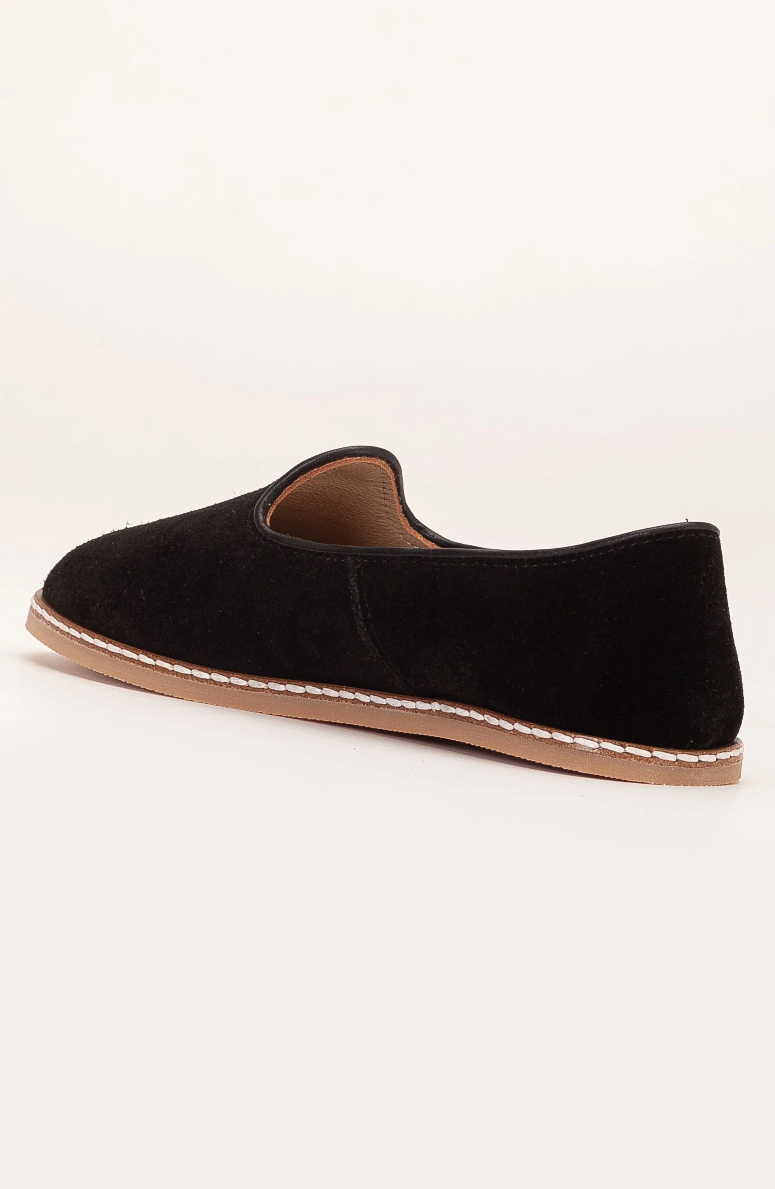 Istanbul - Black Suede Leather Slip On (Women) - Image 4