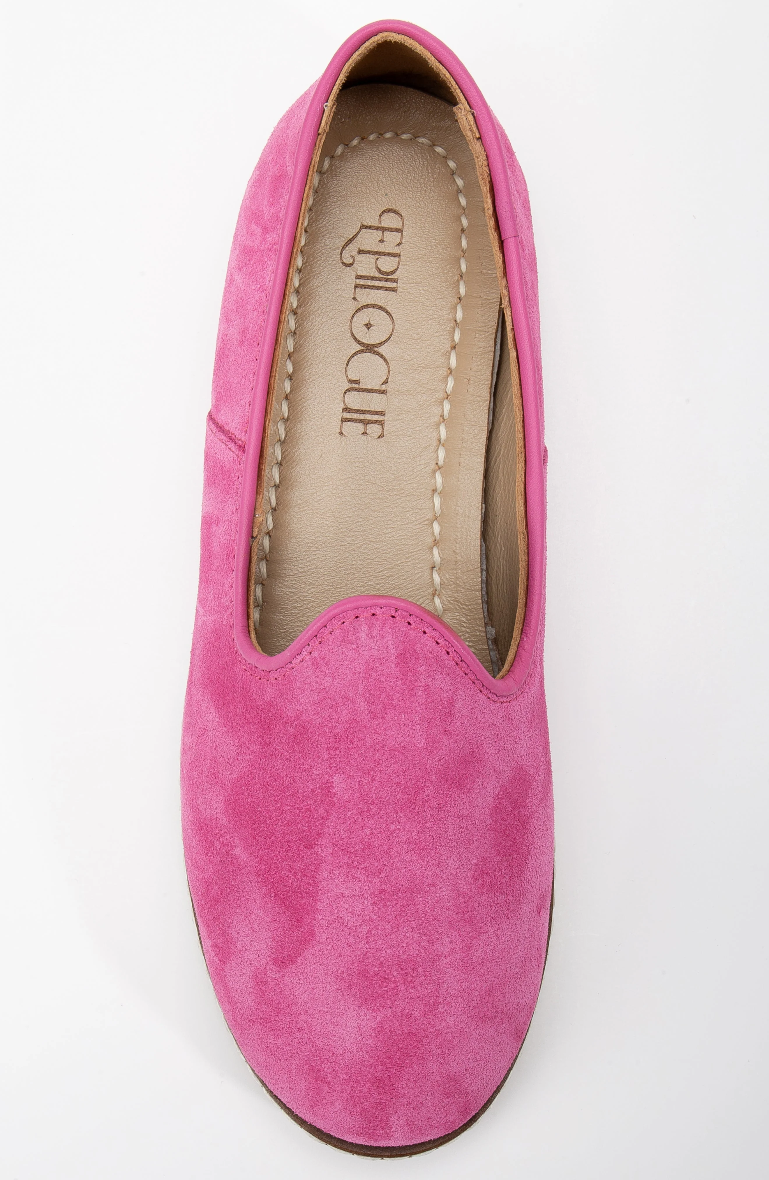 Istanbul - Fuchsia Pink Suede Leather Slip On (Women) - Image 5