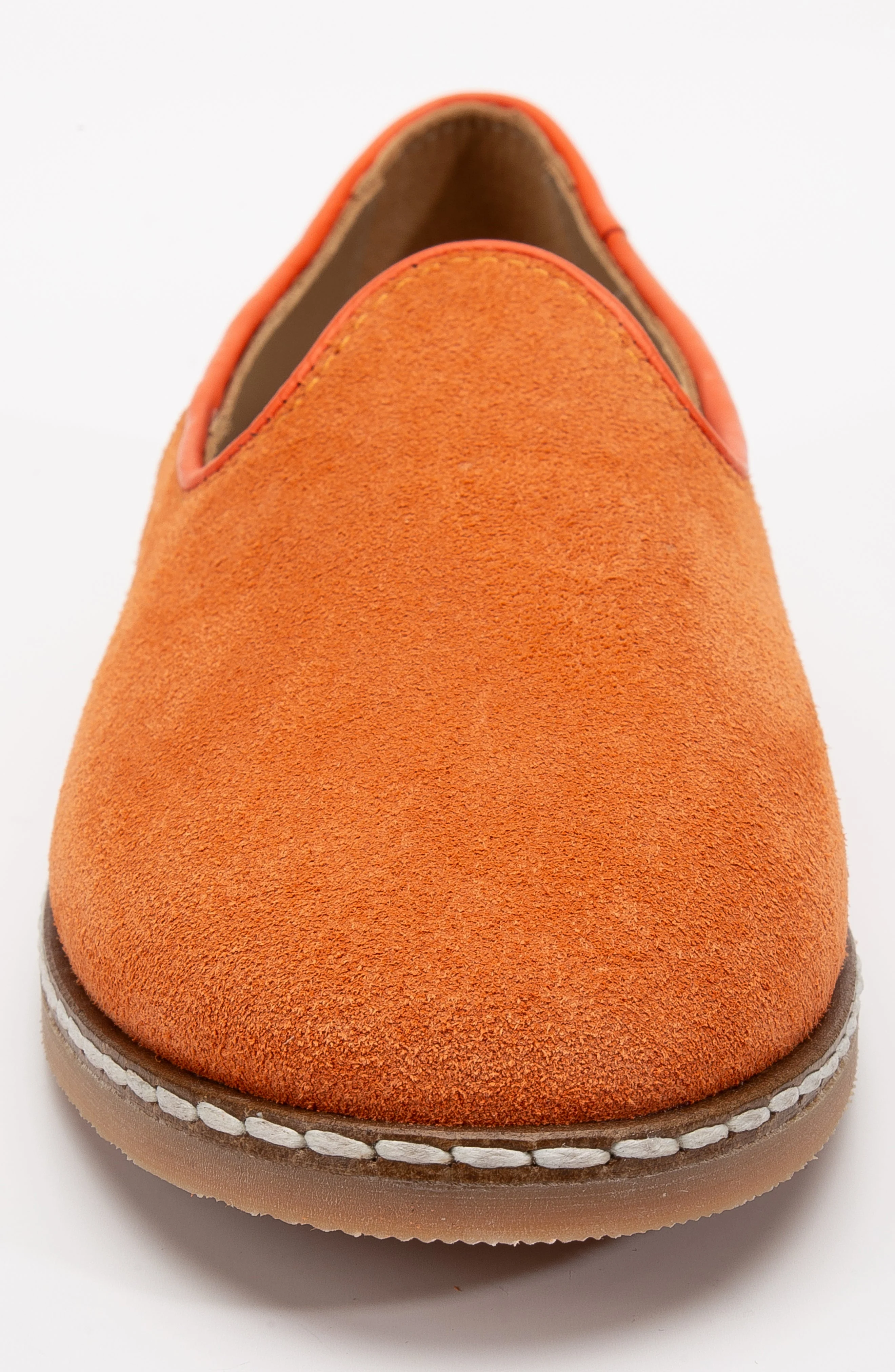 Istanbul - Orange Suede Leather Slip On (Women) - Image 6