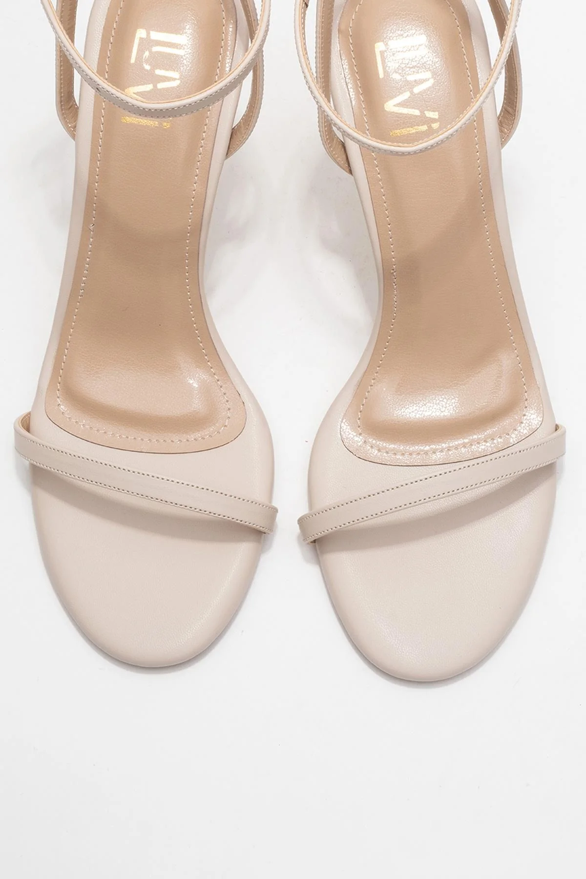 Jasmin - Beige Single-Band Stiletto Heel Shoe (Women) - Image 2