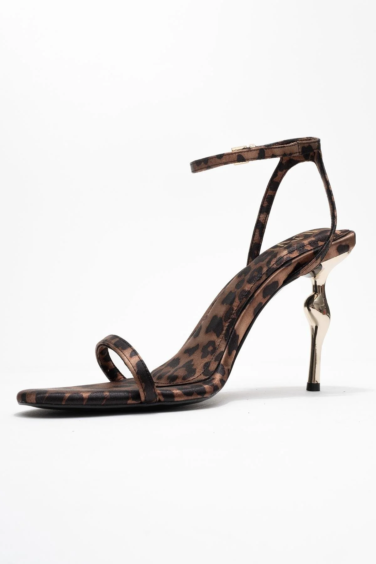 Jasmin - Black/Yellow Patterned Single-Band Stiletto Heel Shoe (Women) - Image 4