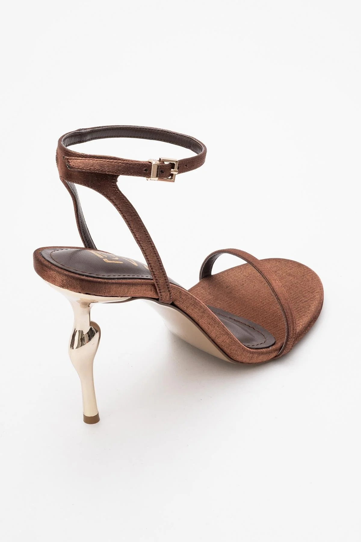 Jasmin - Cognac Satin Stiletto Pump (Women) - Image 5