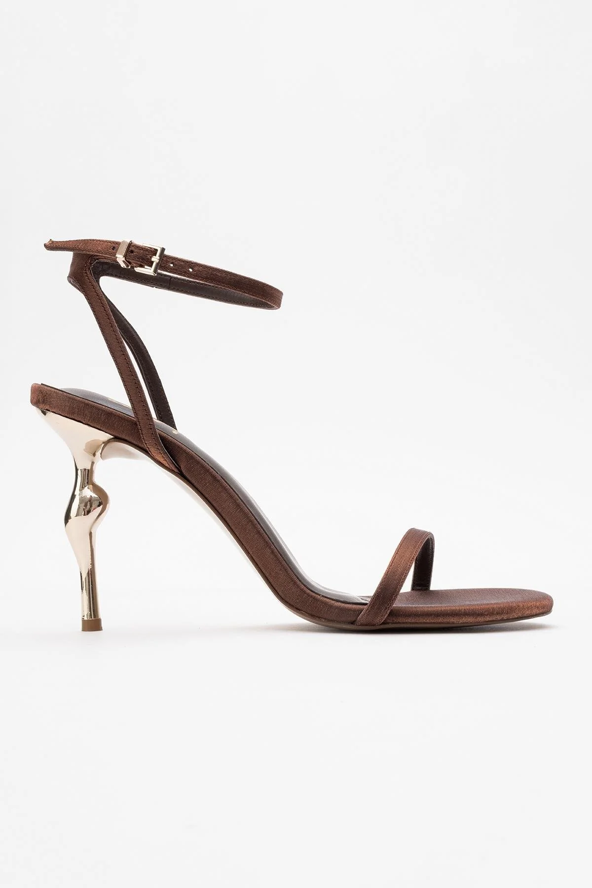 Jasmin - Cognac Satin Stiletto Pump (Women) - Image 6