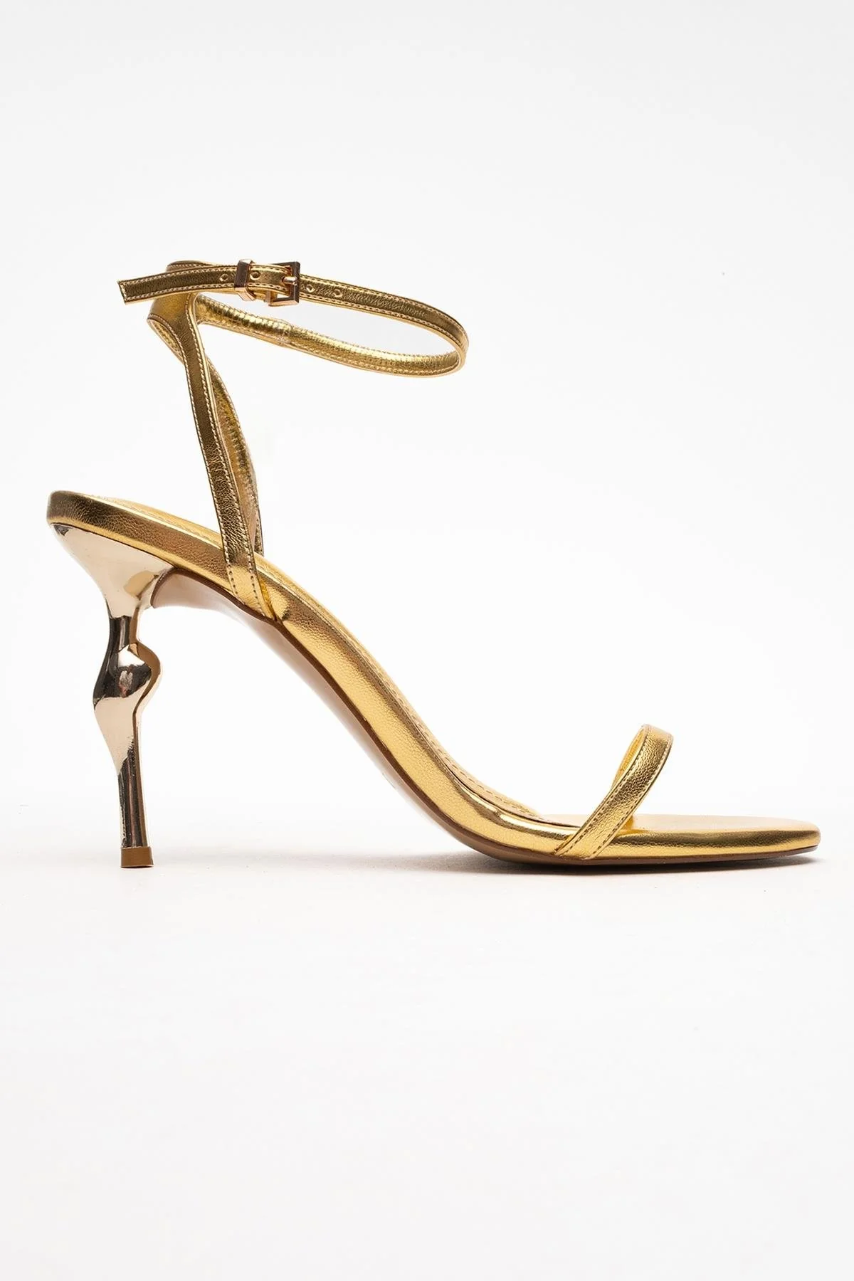 Jasmin - Gold Single-Strap High Heel (Women) - Image 6