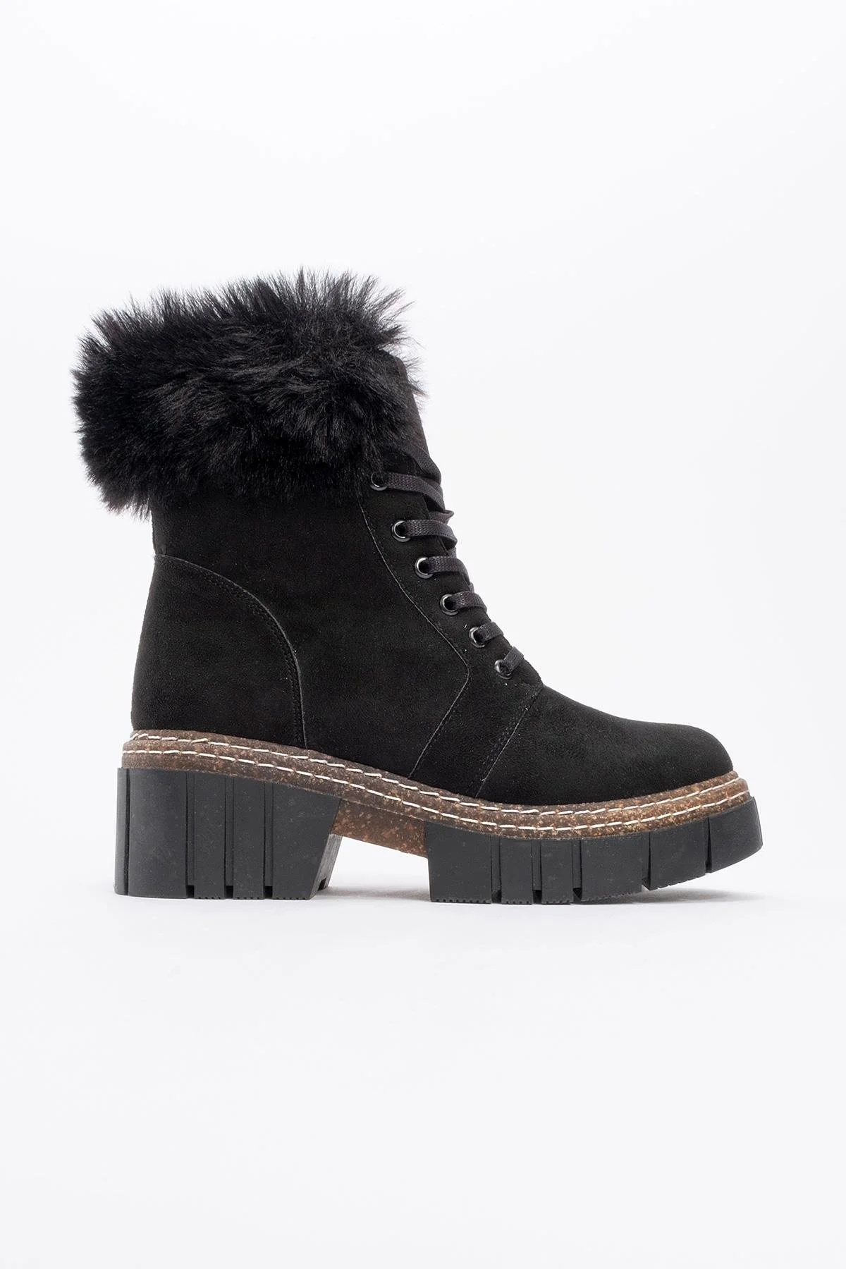 Jayla - Black Suede Boot (Women) - Image 4
