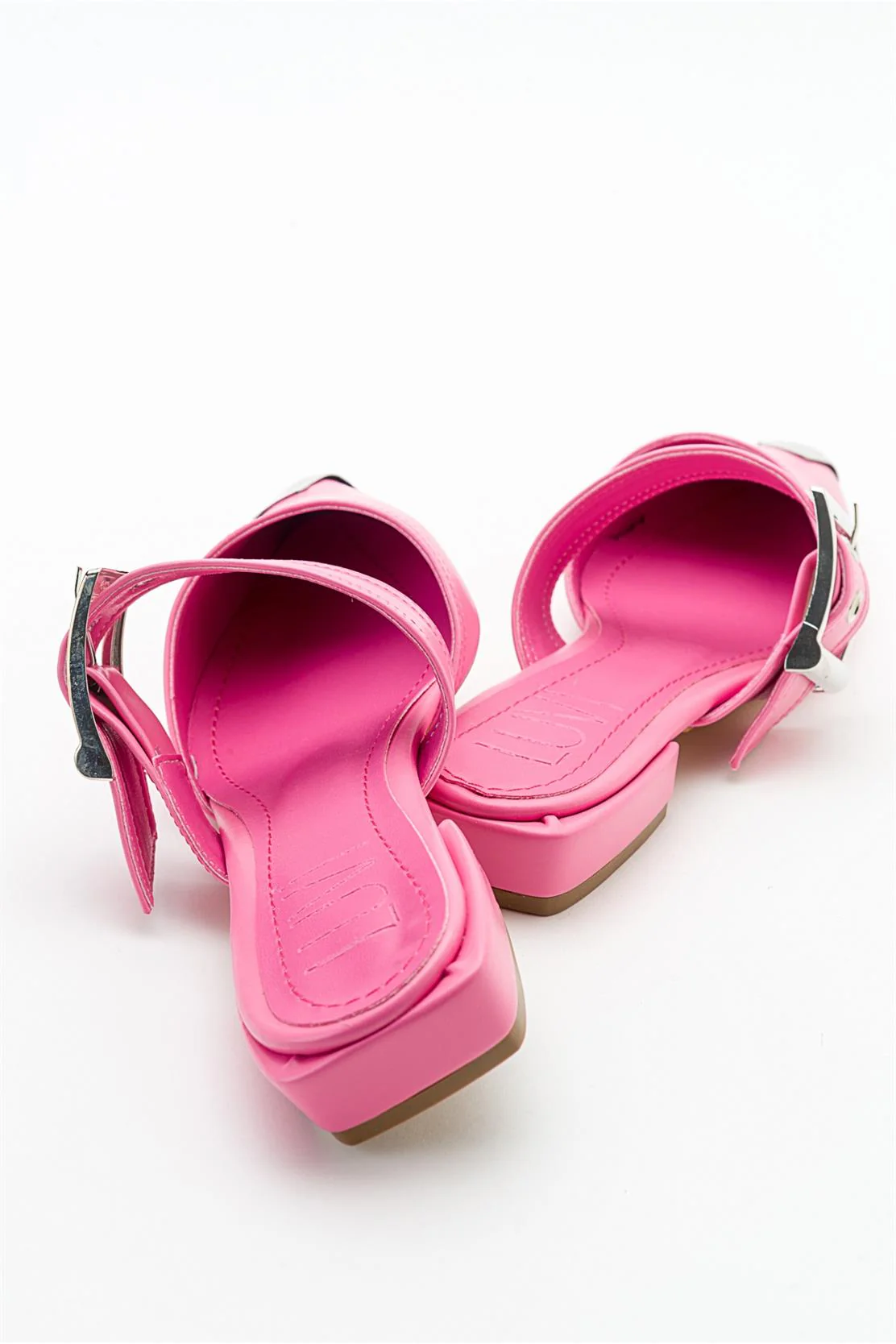 Jenni - Pink Buckle Slide (Women) - Image 5
