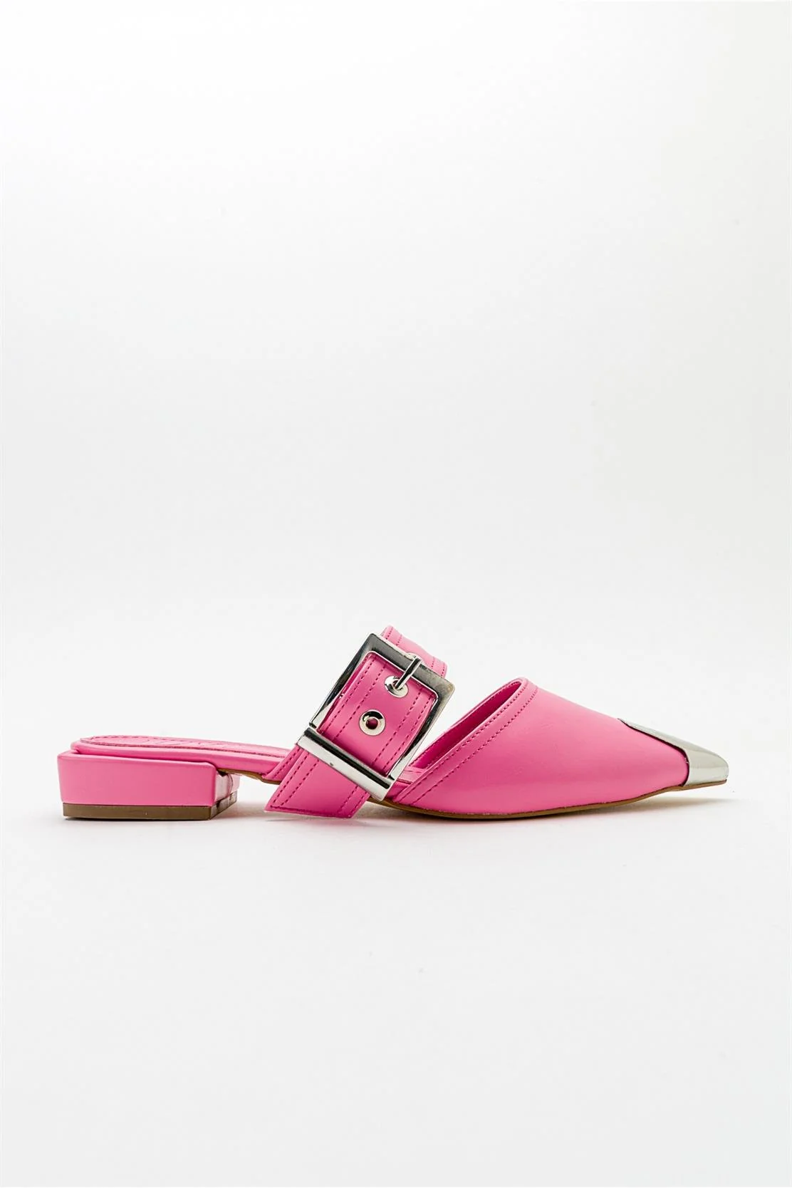 Jenni - Pink Buckle Slide (Women) - Image 6