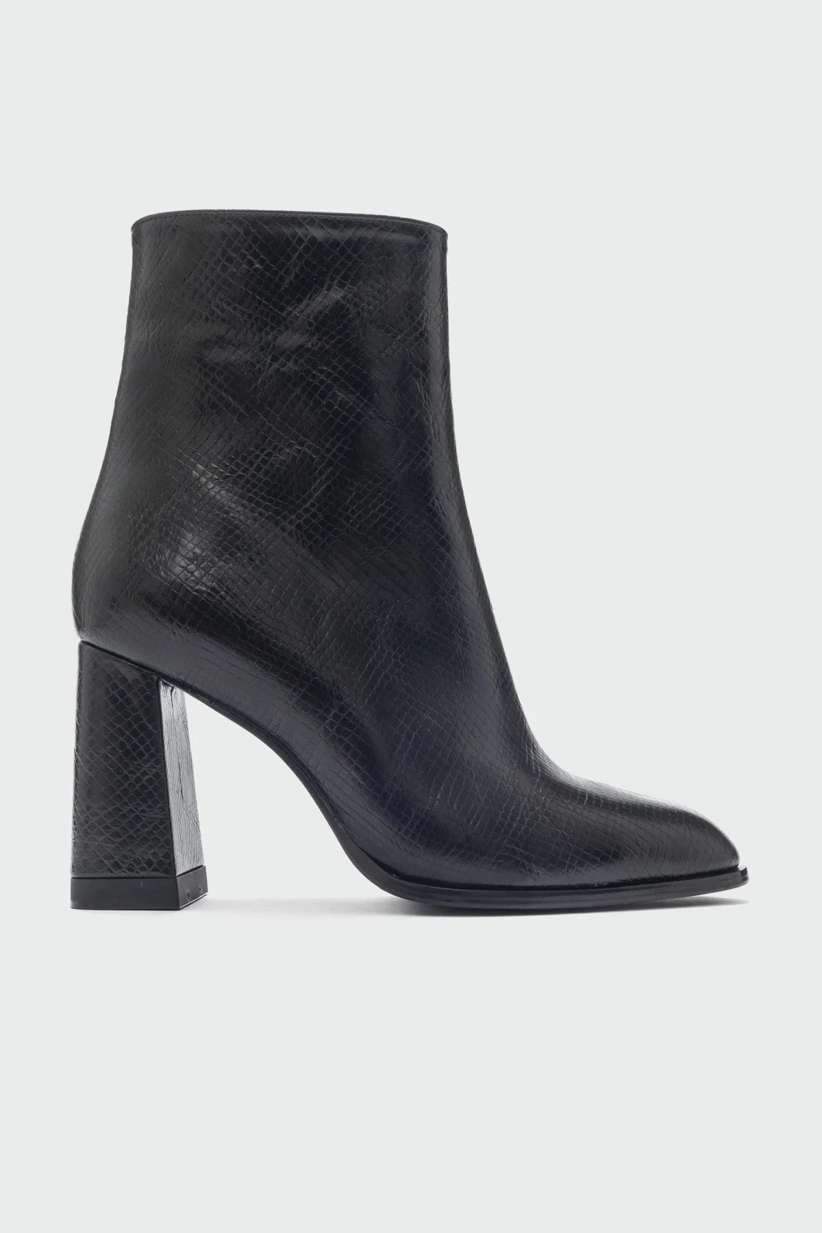 Jewel Black Pattern High Heel Boot (Women) - Image 7