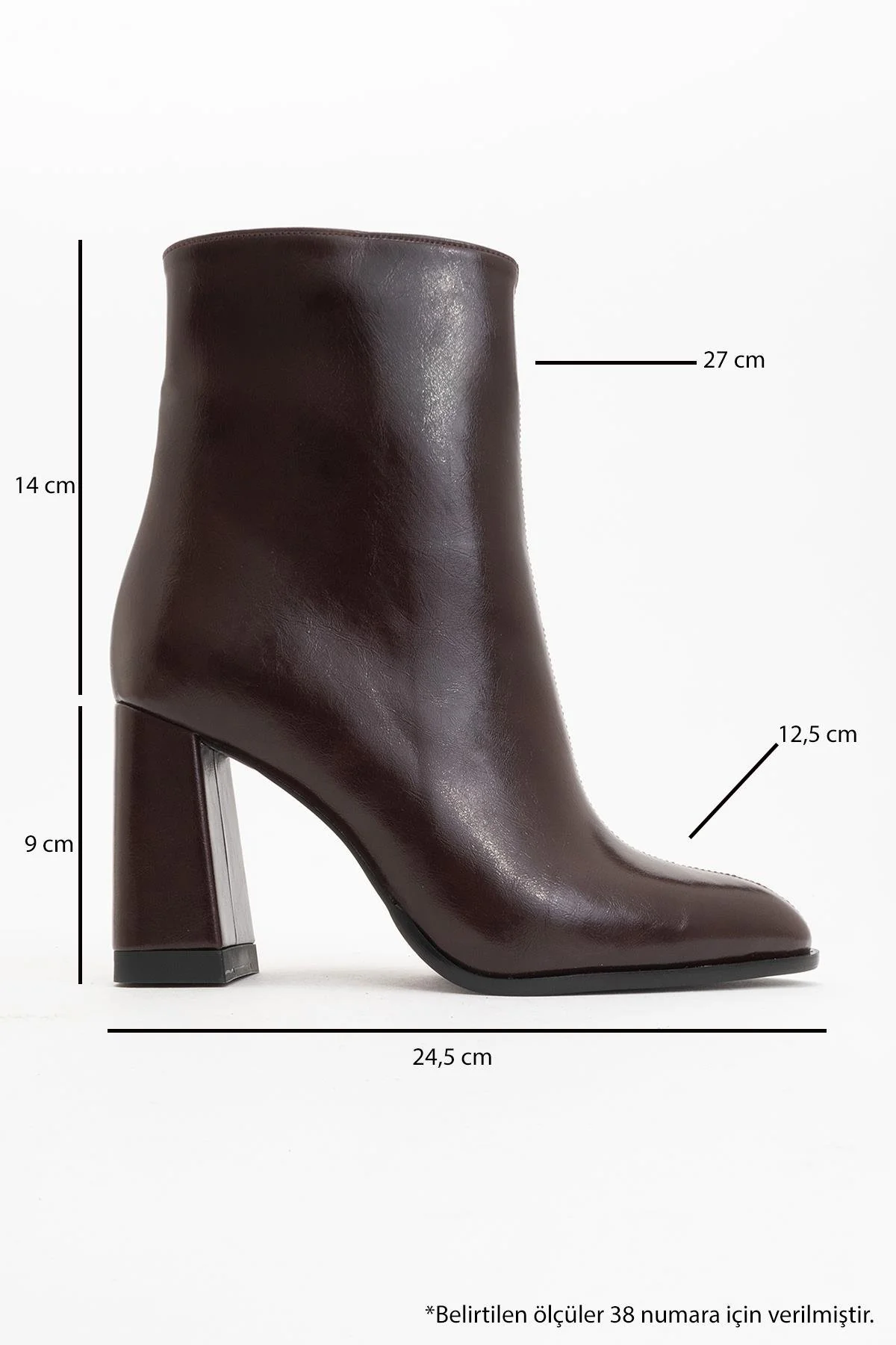 Jewel Burgundy High Heel Boot (Women) - Image 5