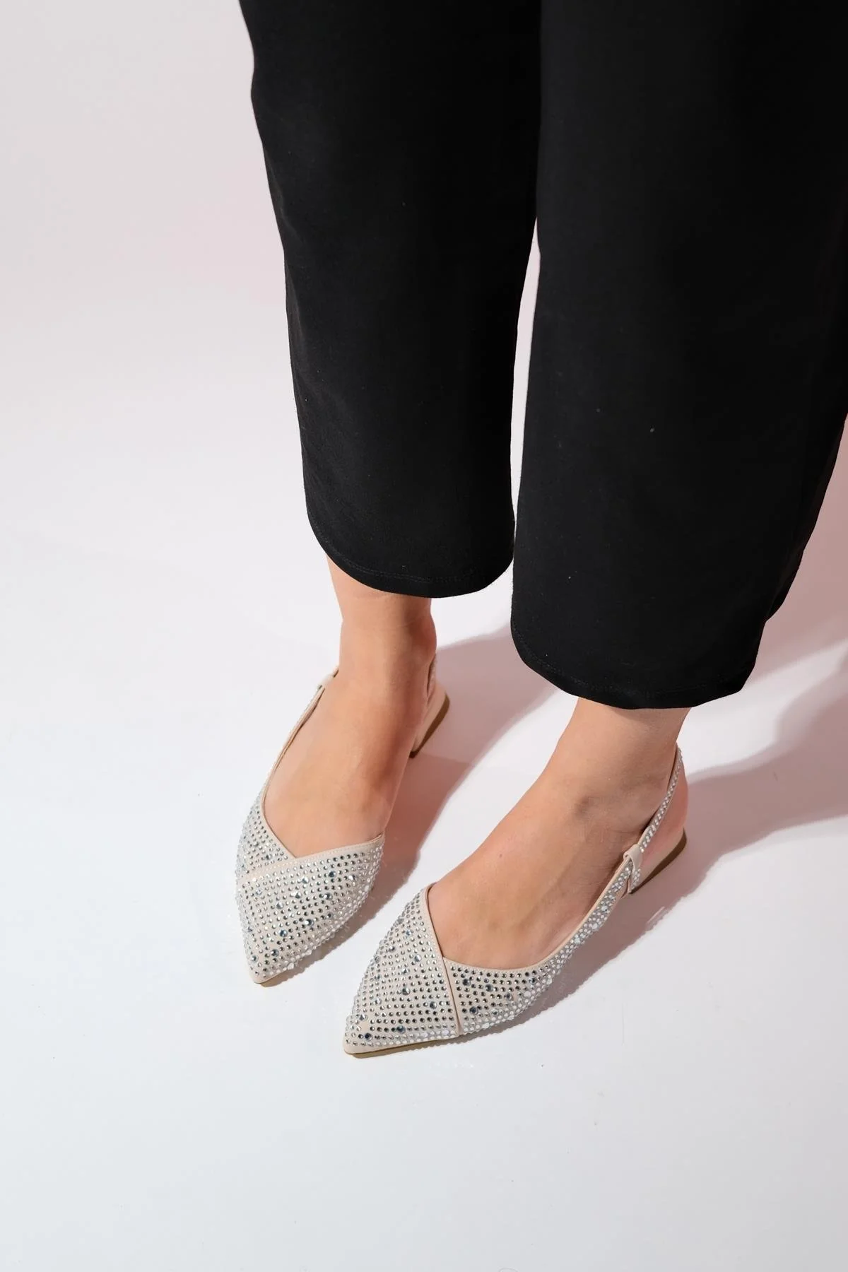 Joker - Beige Pointed-Toe Sandal (Women) - Image 2