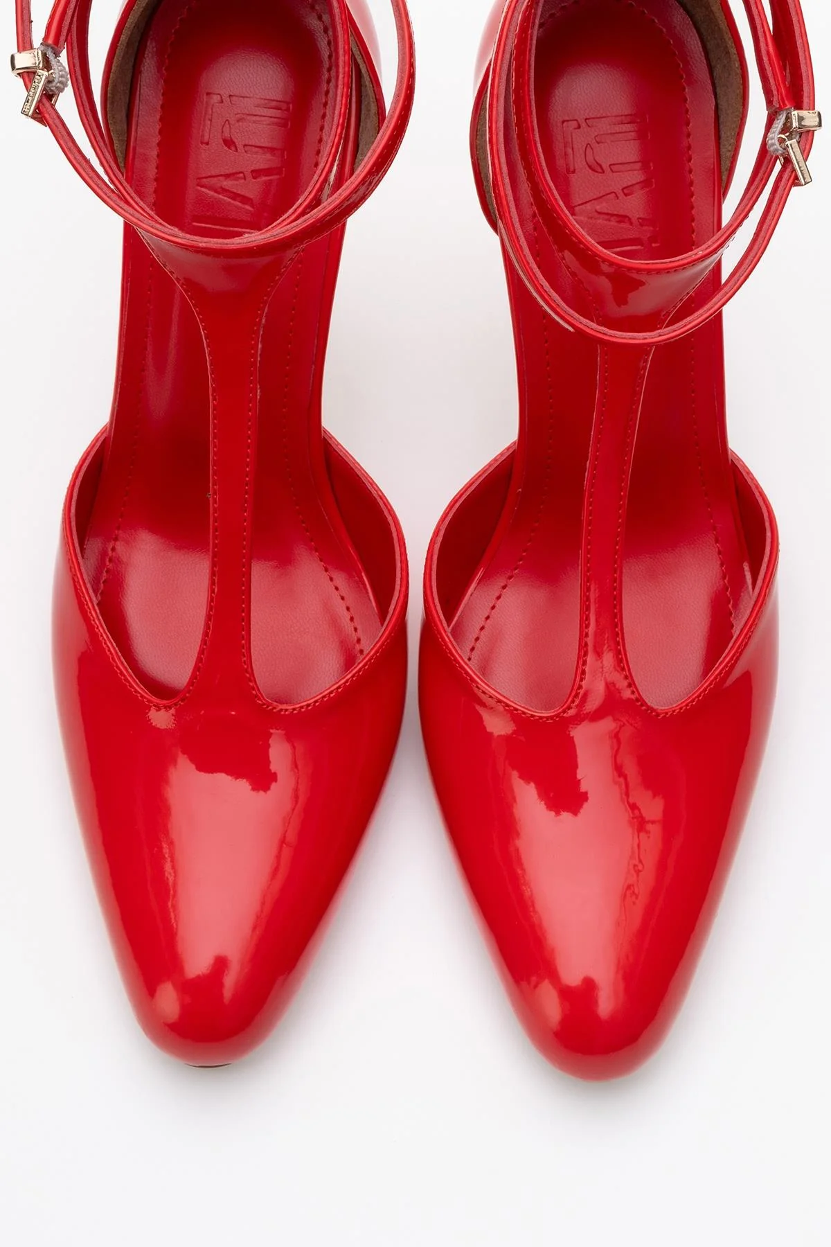 Jon - Red Patent Stiletto Heel Shoe (Women) - Image 2