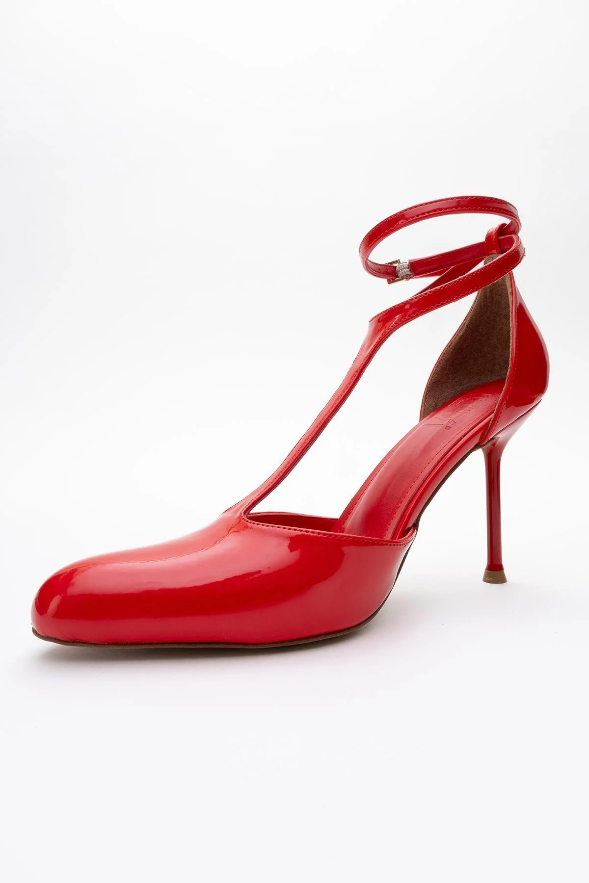Jon - Red Patent Stiletto Heel Shoe (Women) - Image 4