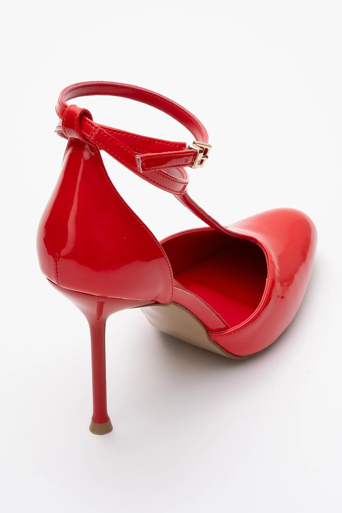 Jon - Red Patent Stiletto Heel Shoe (Women) - Image 5