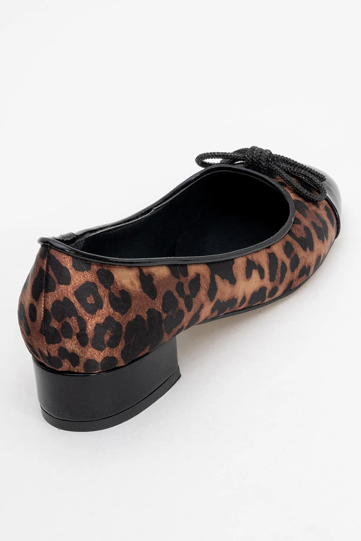 Julien - Black-Yellow Patterned Heeled Ballet Flat (Women) - Image 5