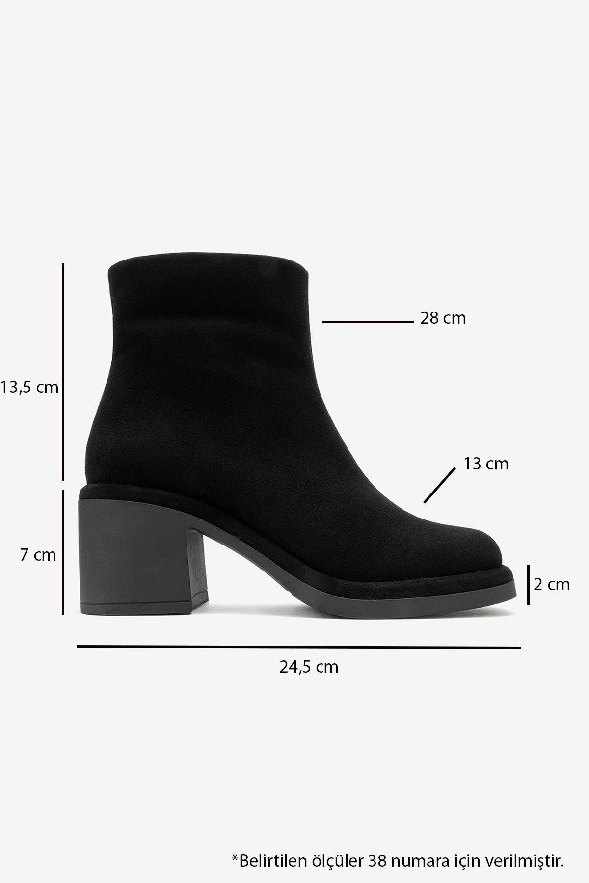 Junae - Black Genuine Leather Block Heel Boot (Women) - Image 6
