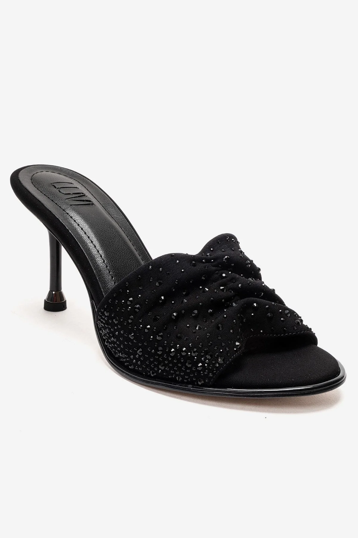 Karina - Black Stiletto Mule (Women) - Image 3