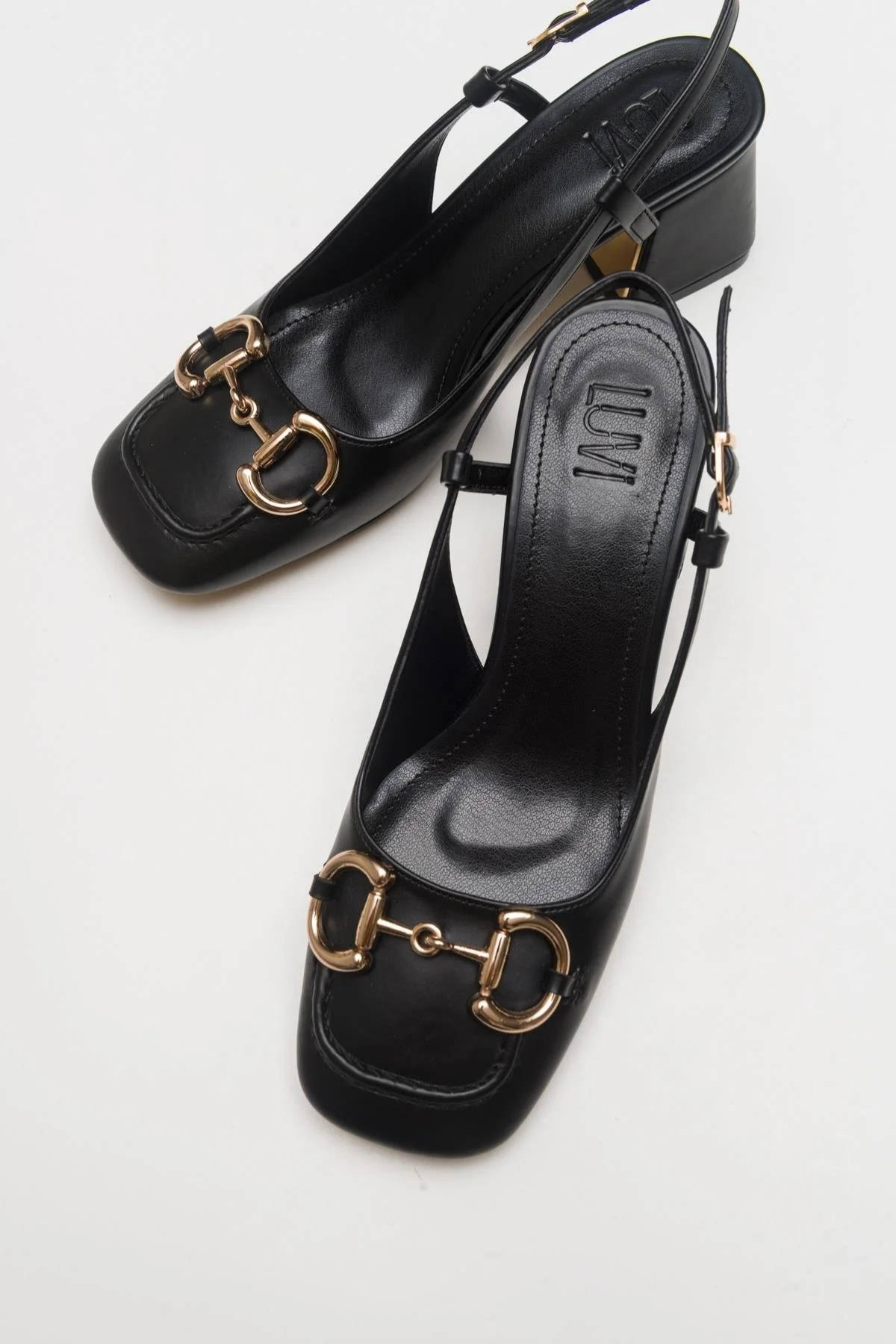 Karol - Black Heeled Shoe (Women)