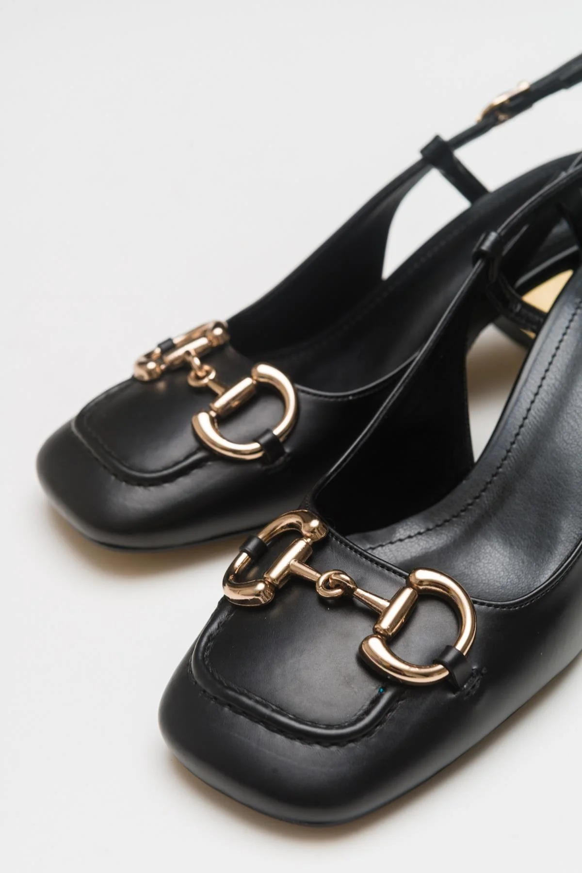 Karol - Black Heeled Shoe (Women) - Image 2