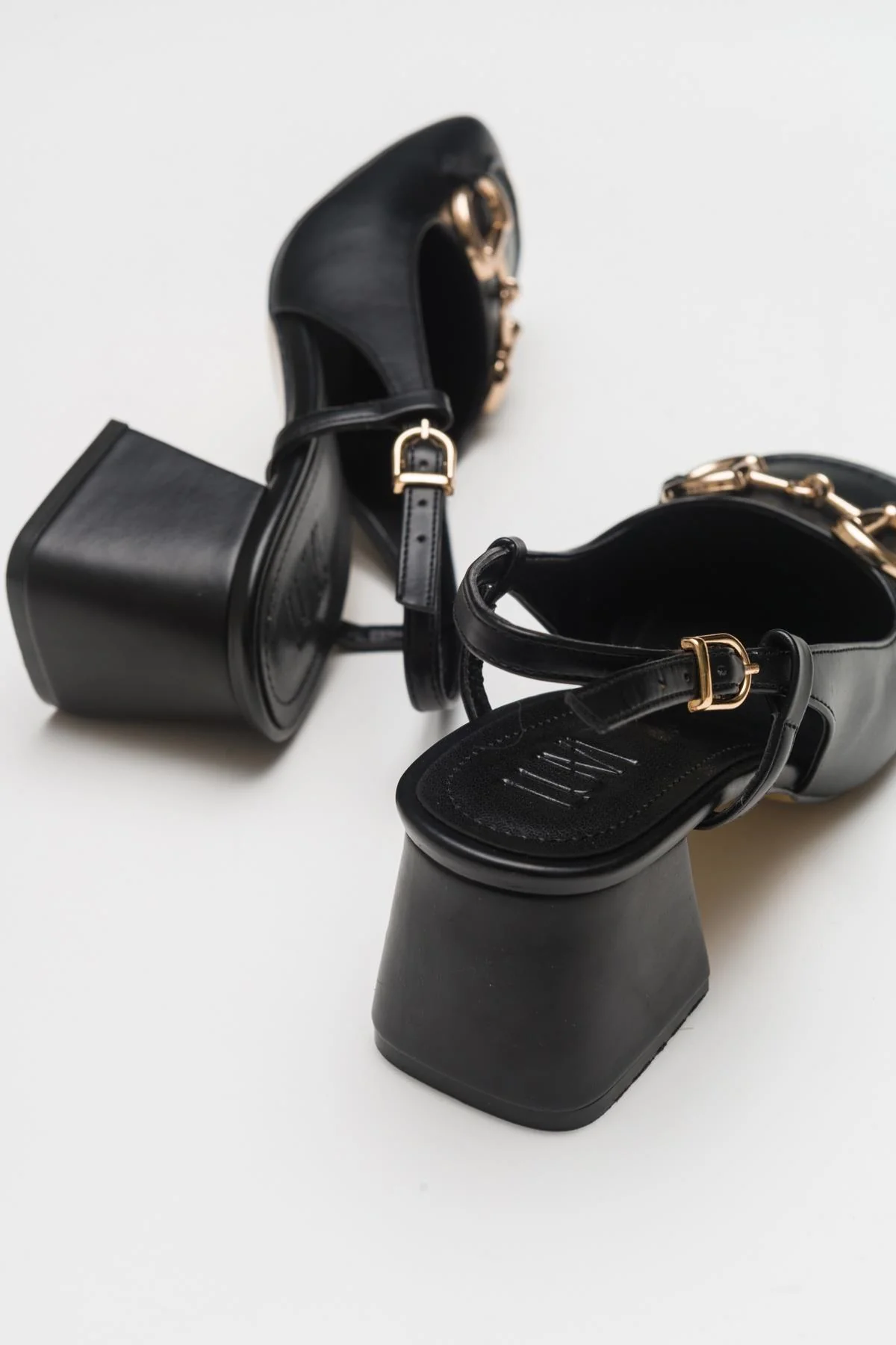 Karol - Black Heeled Shoe (Women) - Image 3