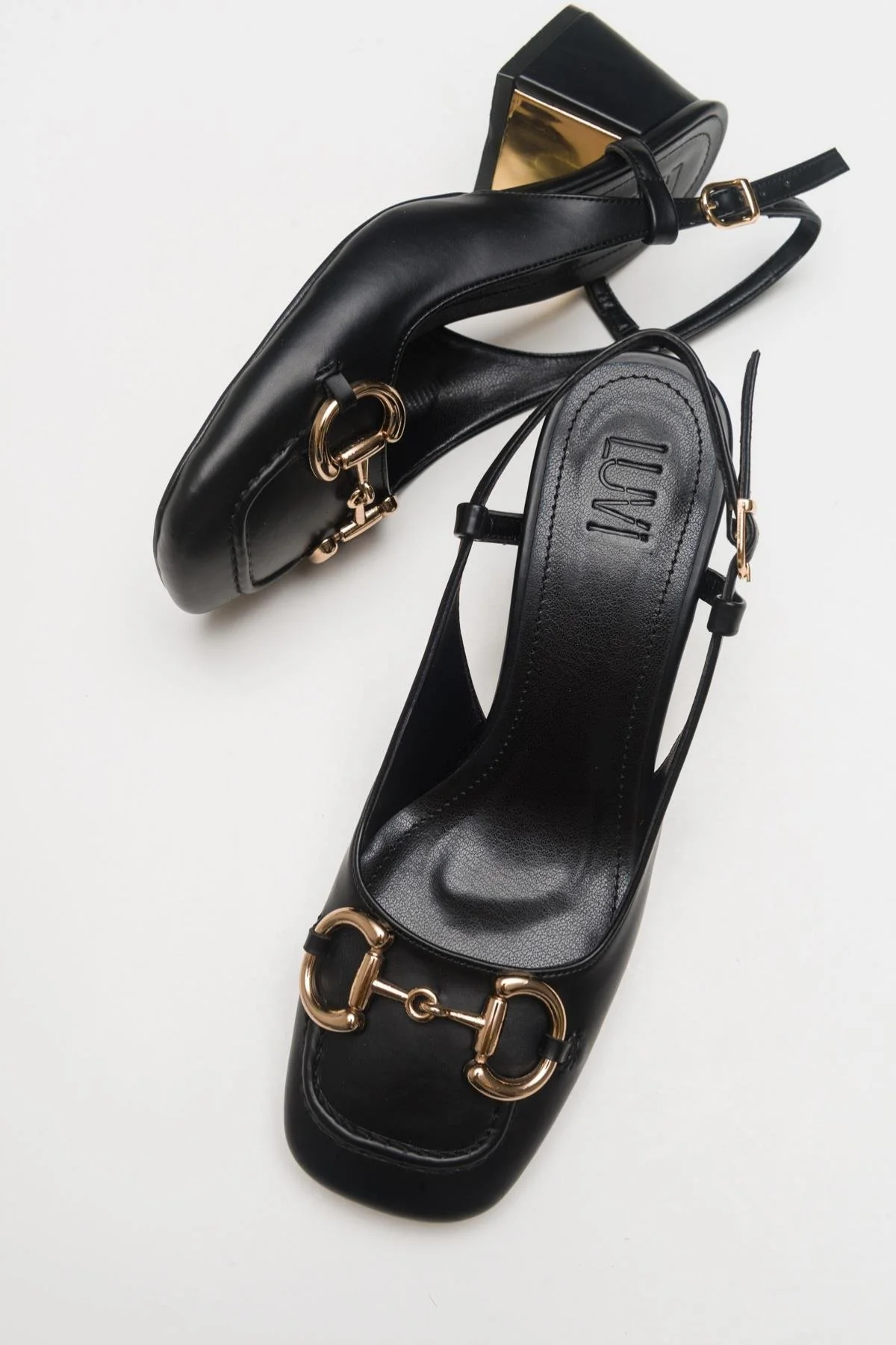 Karol - Black Heeled Shoe (Women) - Image 4