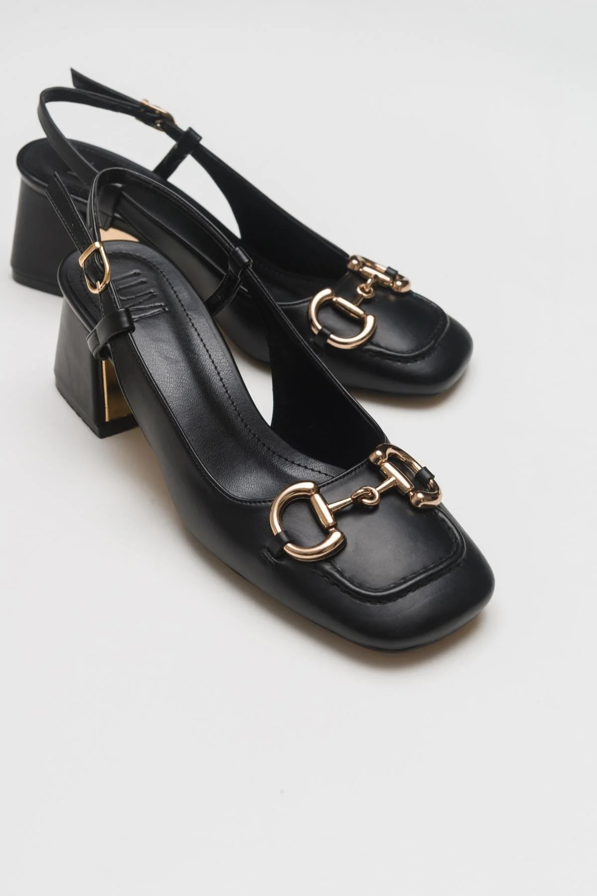Karol - Black Heeled Shoe (Women) - Image 5
