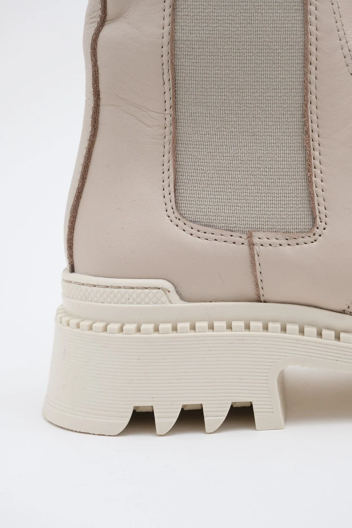 Keti - Beige Genuine Leather Boot (Women) - Image 4