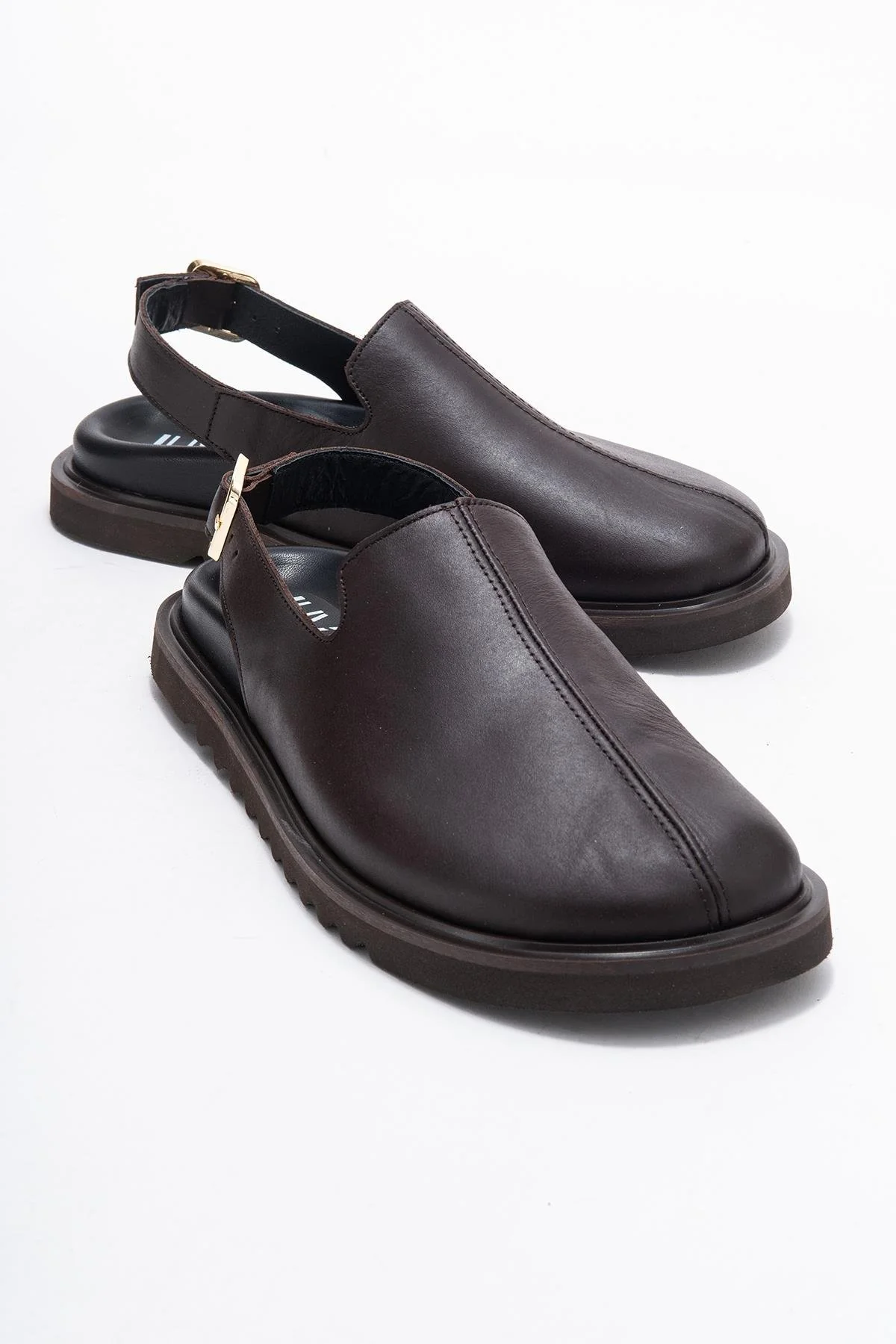 Laby - Brown Genuine Leather Sandal (Women)