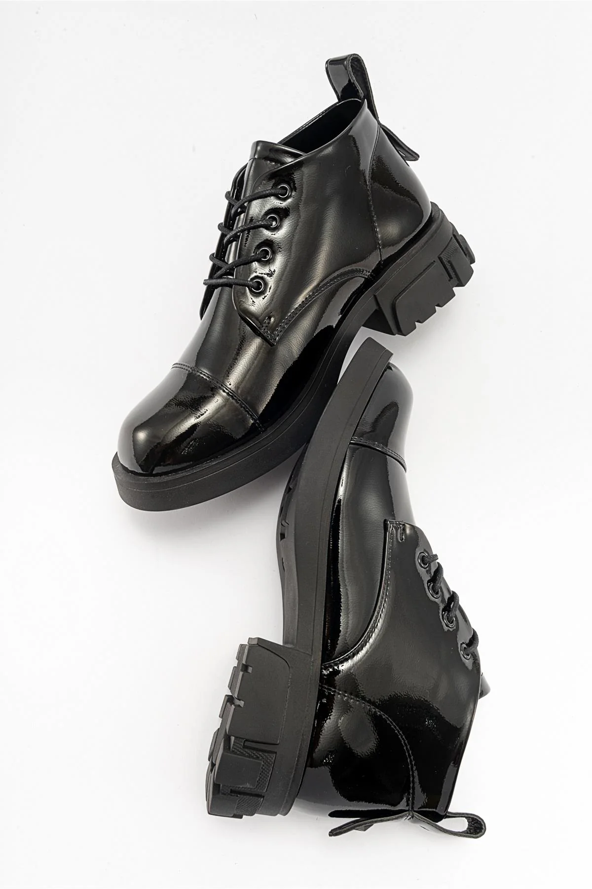 Lagom - Black Patent Boot (Women) - Image 2