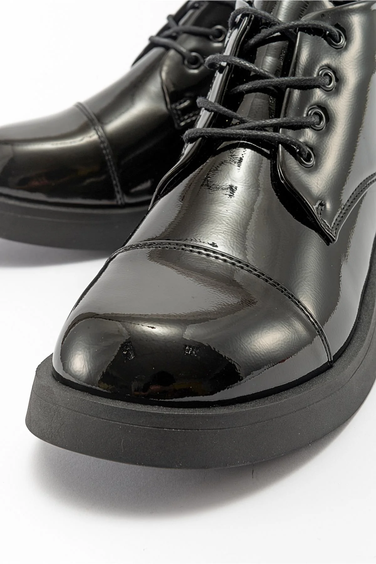Lagom - Black Patent Boot (Women) - Image 3