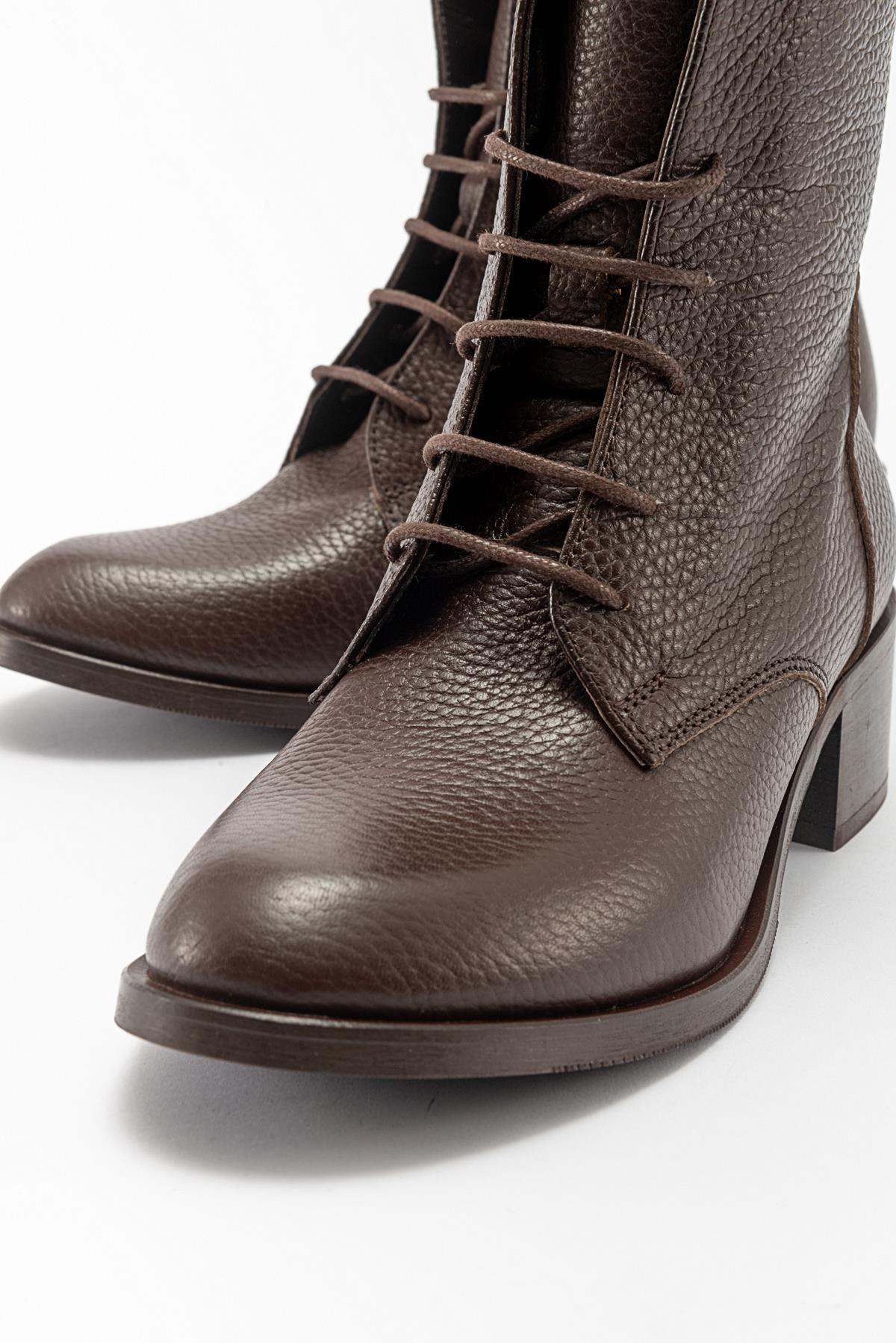 Lana Brown Leather Boot (Women) - Image 5