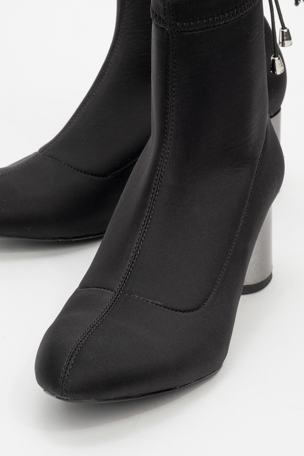 Landes - Black Block Heel Boot (Women) - Image 3