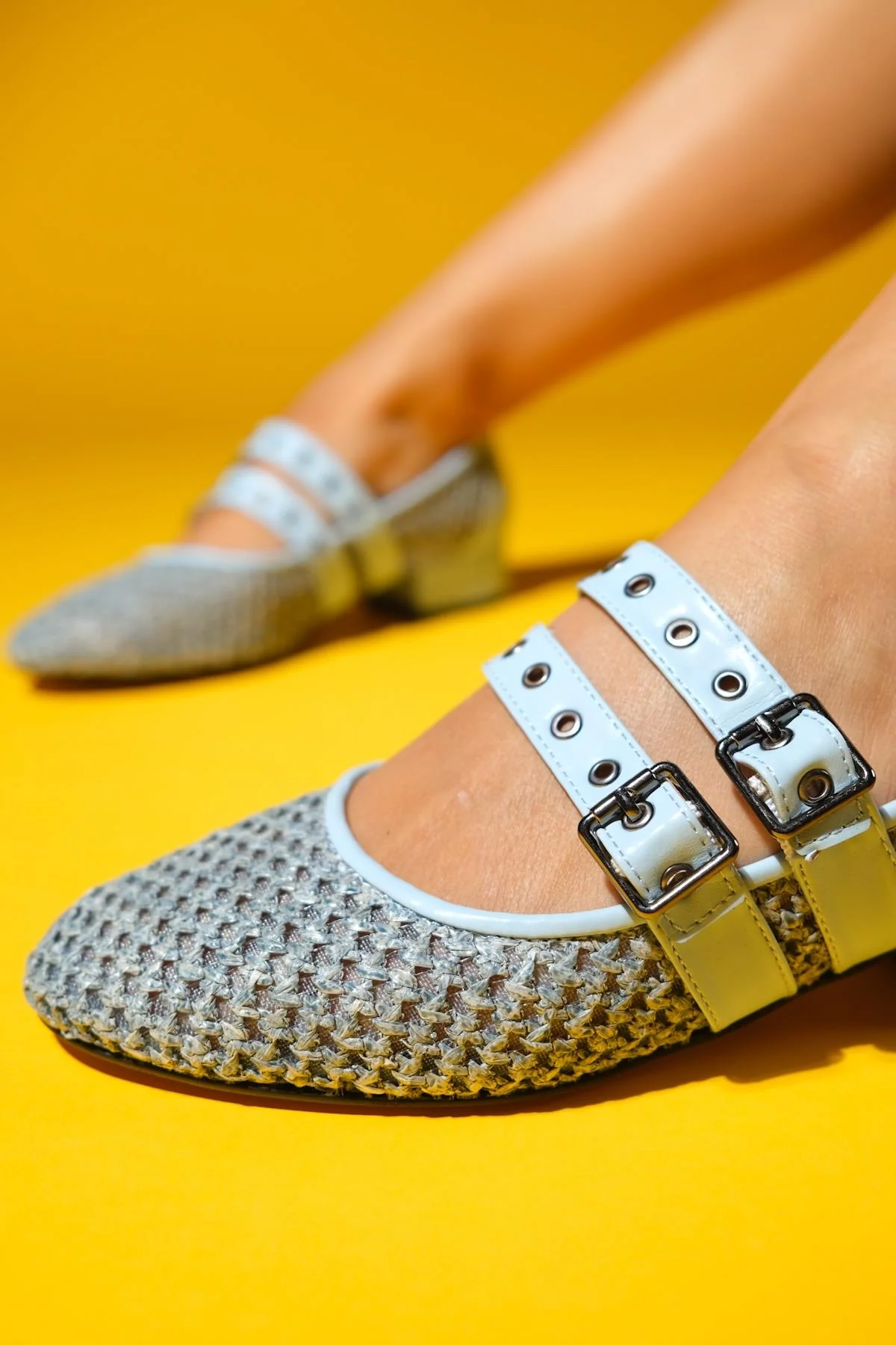 Lapis - Baby Blue Low Heel Shoe (Women) - Image 3