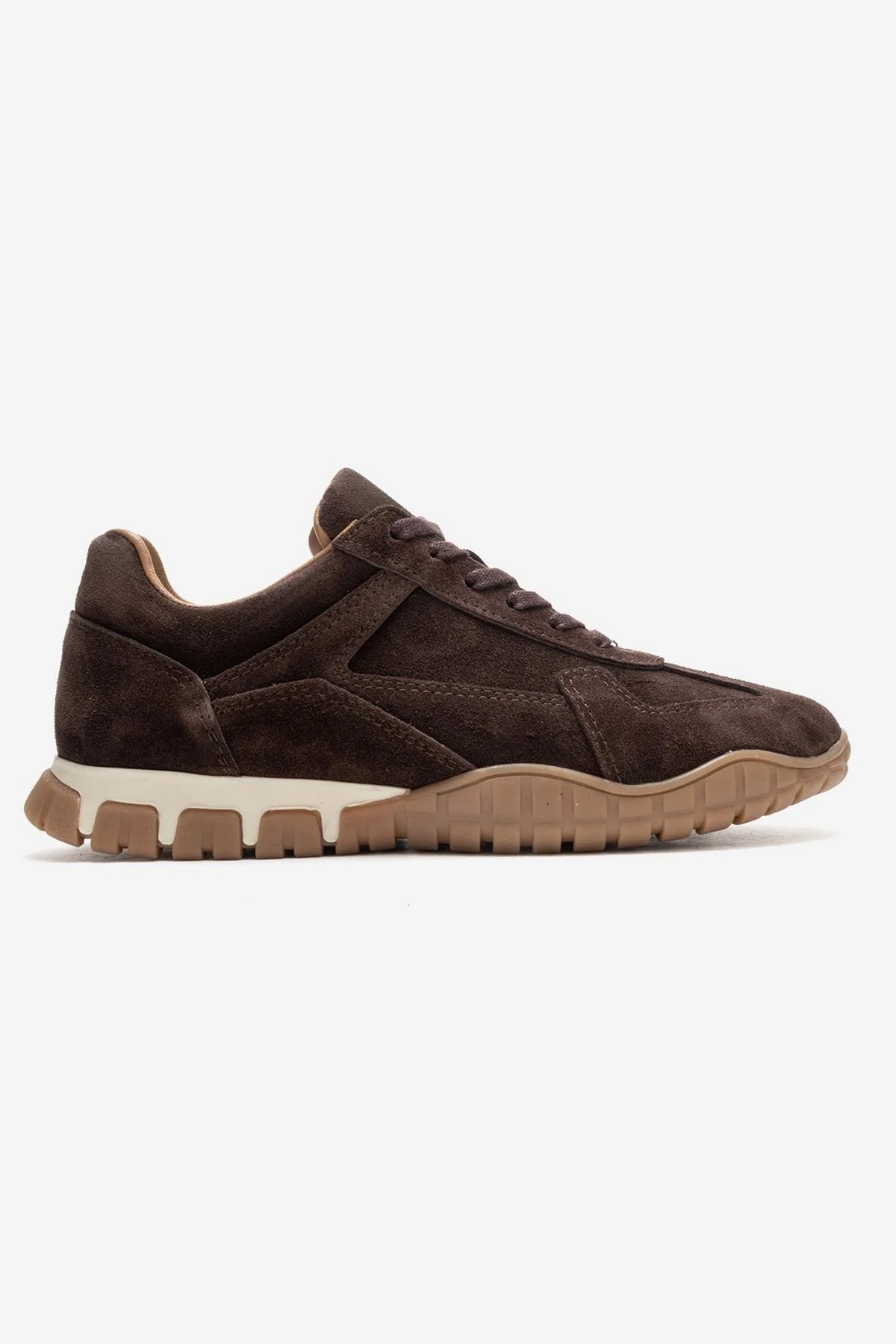 LARS - Brown Suede Genuine Leather Sneaker (Women) - Image 6