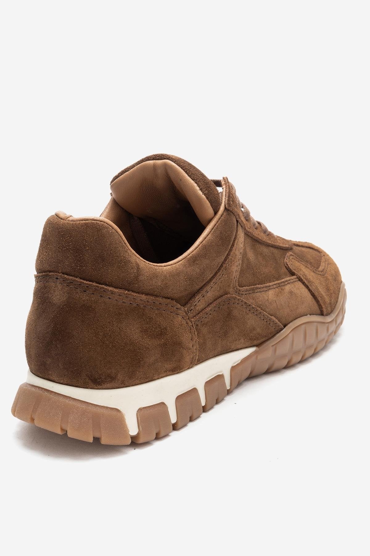 LARS - Cognac Suede Genuine Leather Sneaker (Women) - Image 5