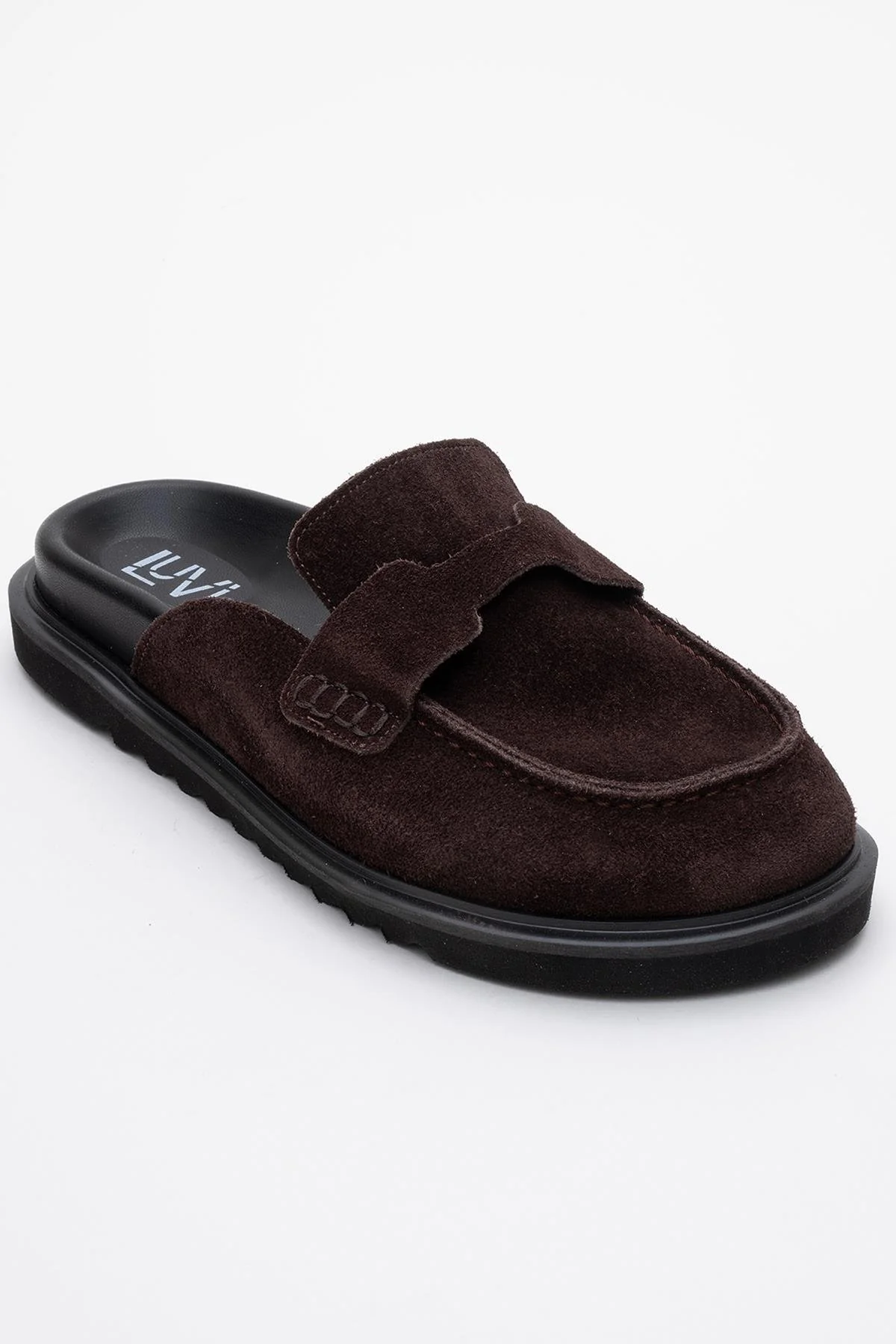 Laven - Brown Genuine Leather Slipper (Women) - Image 3