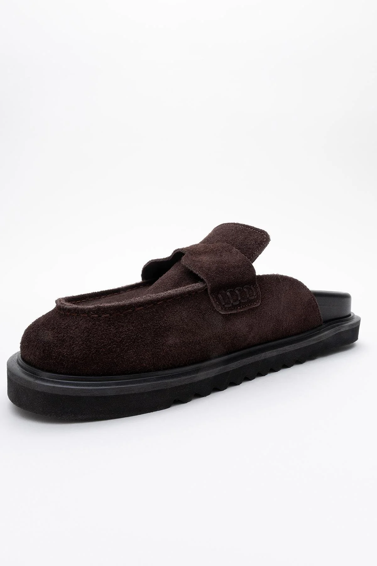 Laven - Brown Genuine Leather Slipper (Women) - Image 4